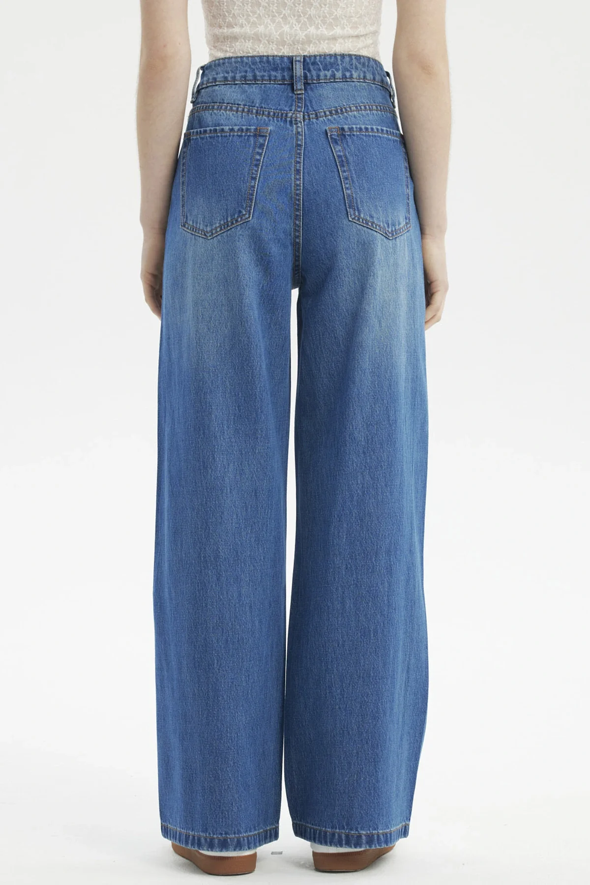 Jeans Mujer Baggy Moda Azul - Image 3