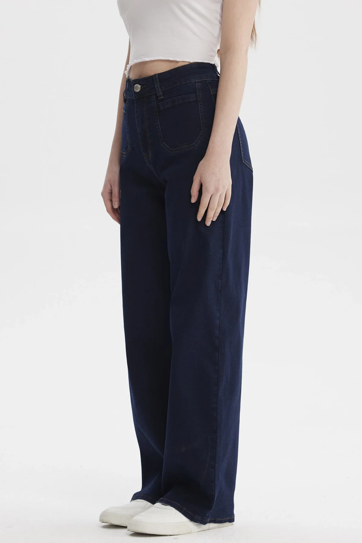 Jeans Mujer Calce Recto Azul Indigo - Image 2
