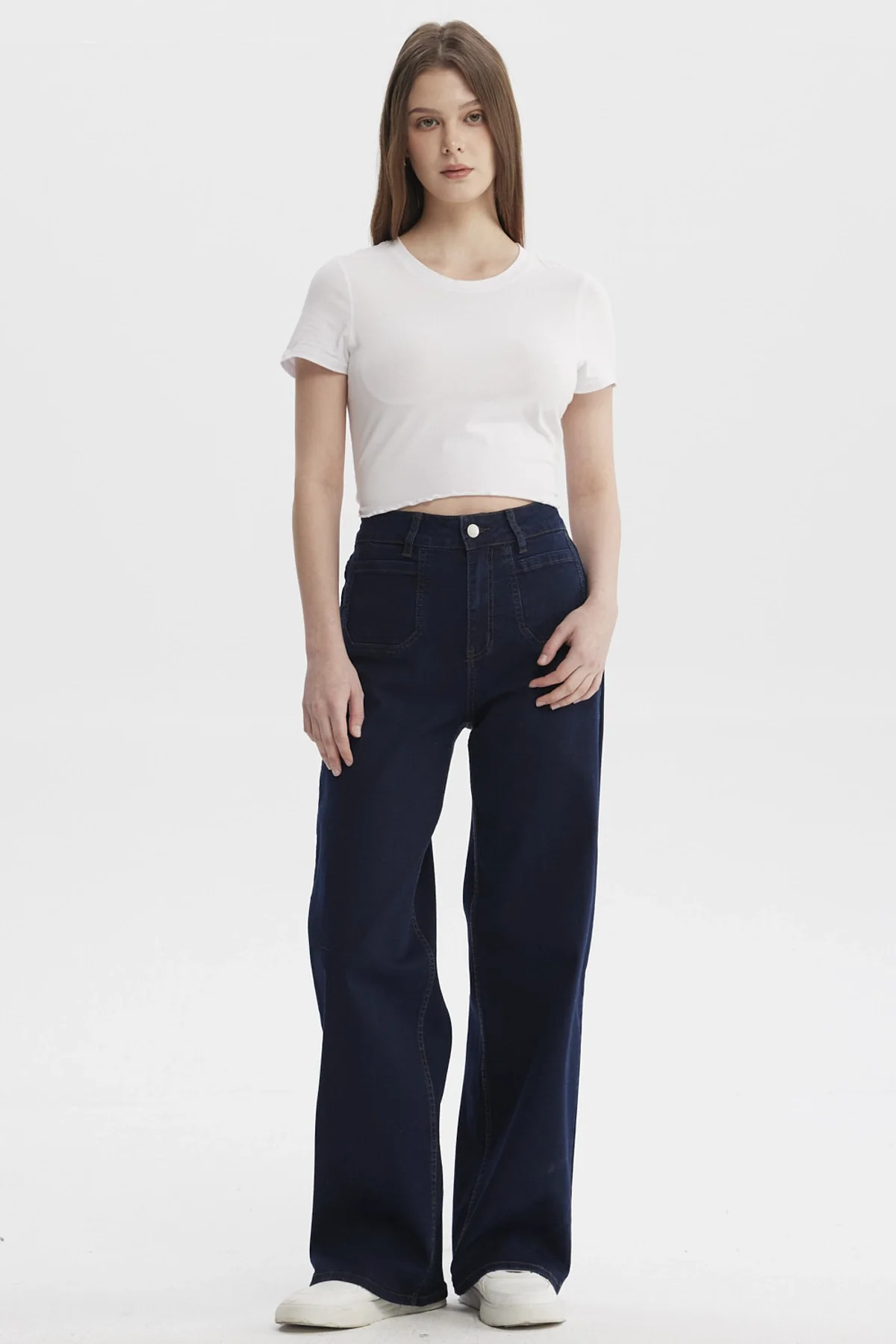 Jeans Mujer Calce Recto Azul Indigo - Image 4