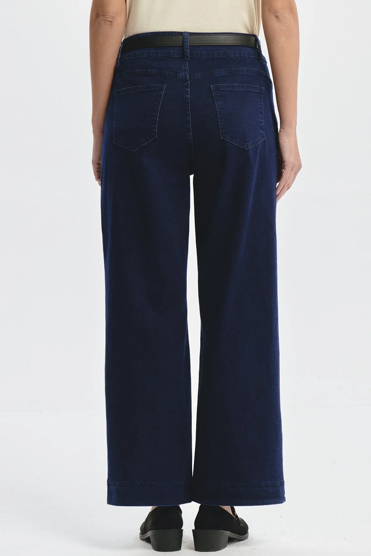 Jeans Mujer Calce Recto Azul Oscuro - Image 3