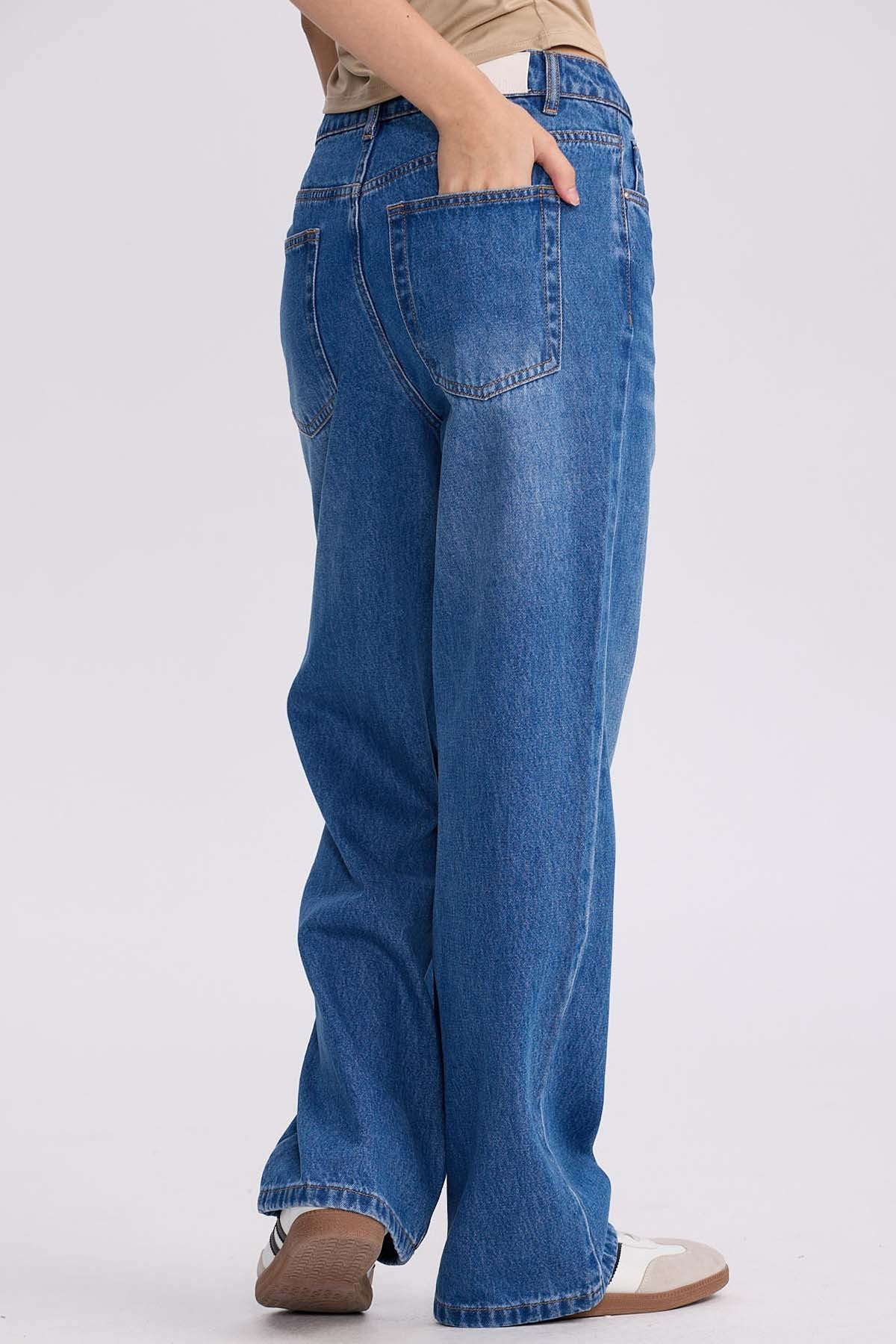 Jeans Mujer Calce Recto Cami Azul - Image 3