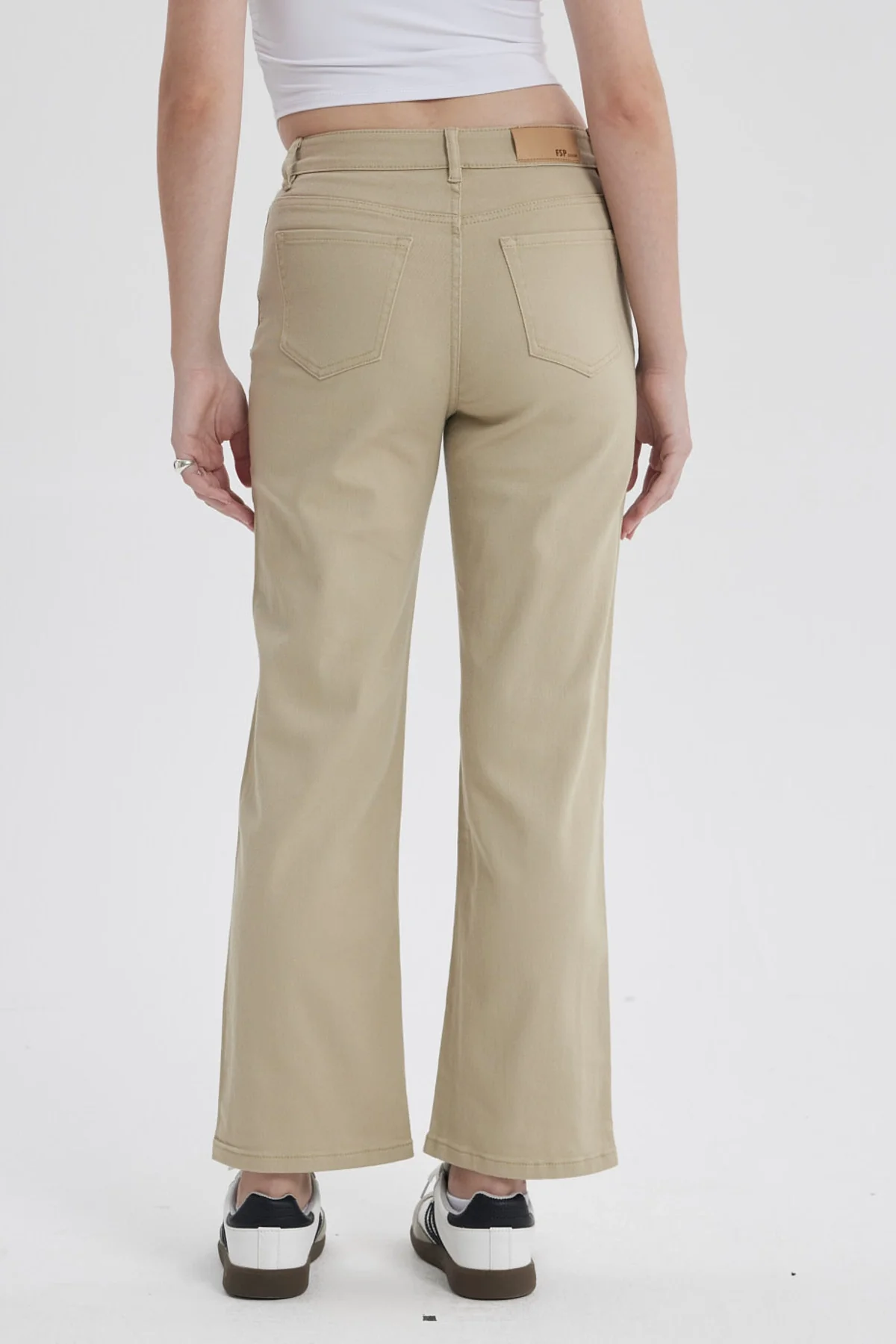Jeans Mujer Calce Recto Kaki - Image 2