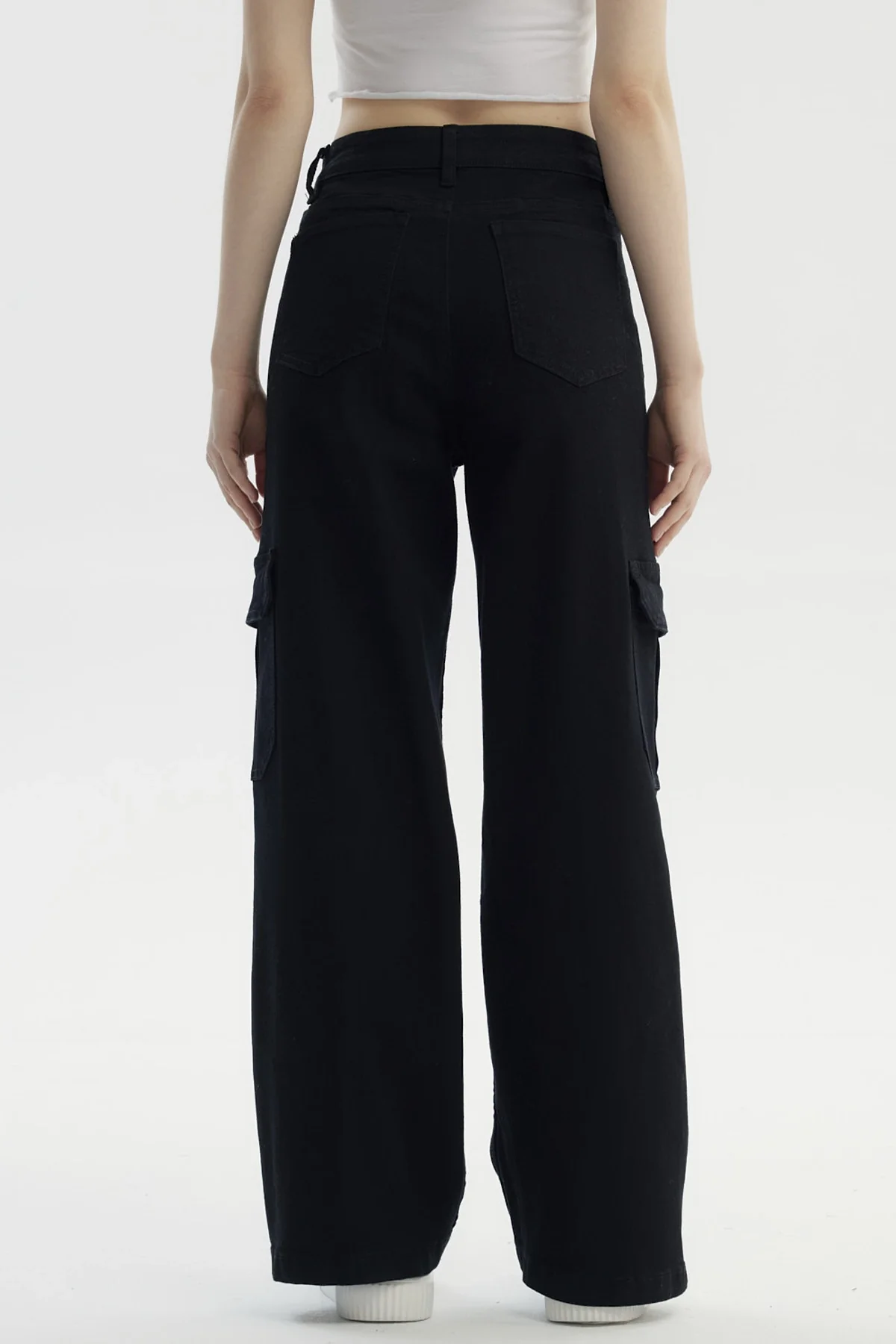 Jeans Mujer Calce Recto Negro - Image 3