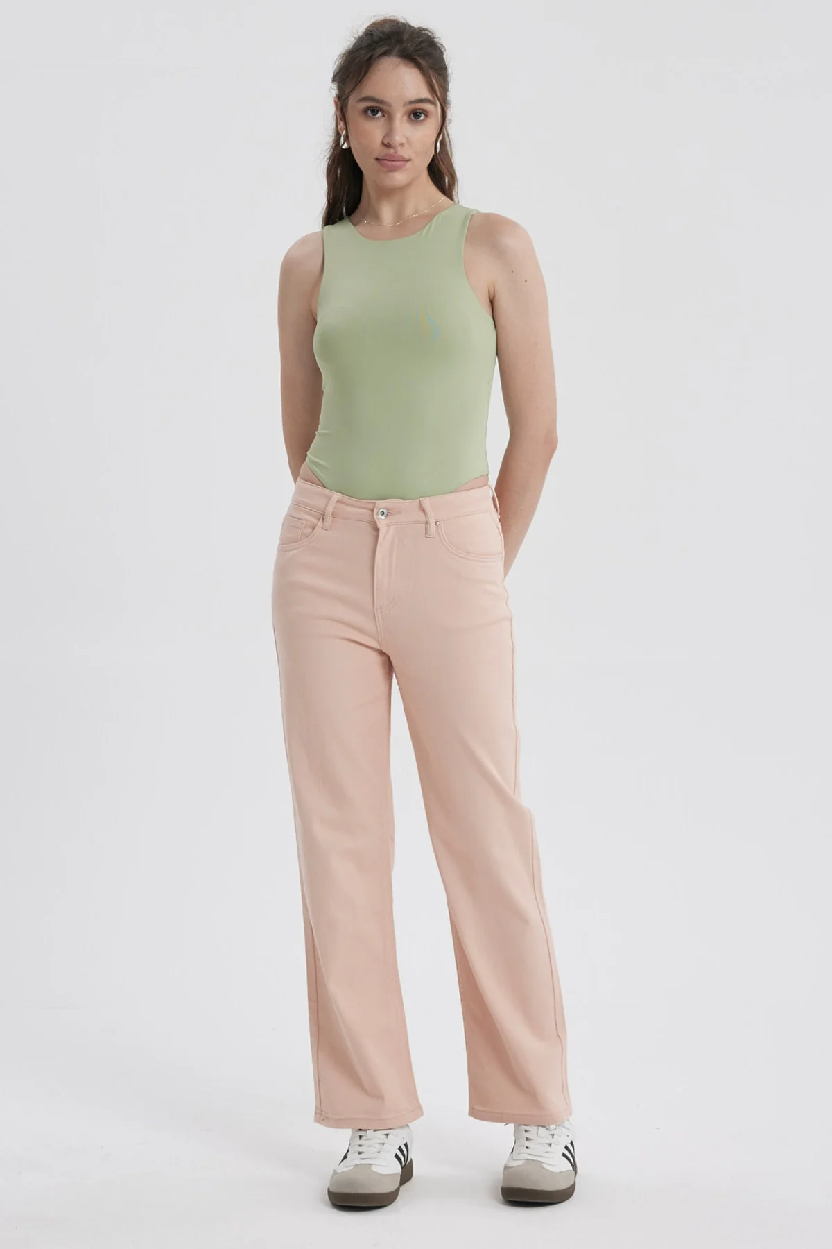 Jeans Mujer Calce Recto Palo Rosa - Image 4
