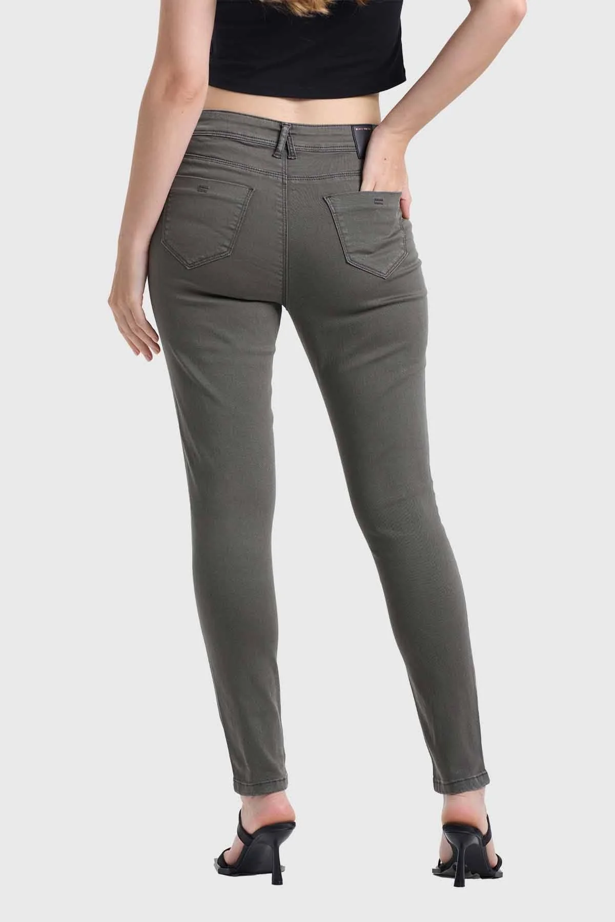 Jeans Mujer Emilia Verde - Image 2