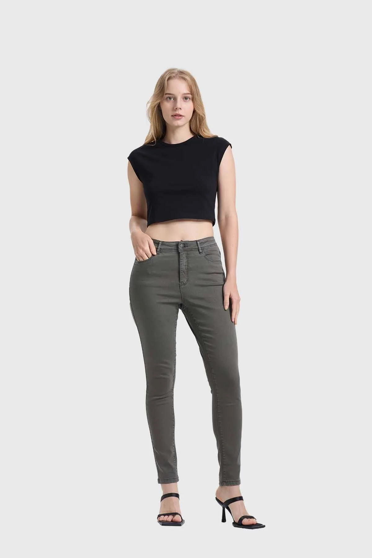 Jeans Mujer Emilia Verde - Image 3