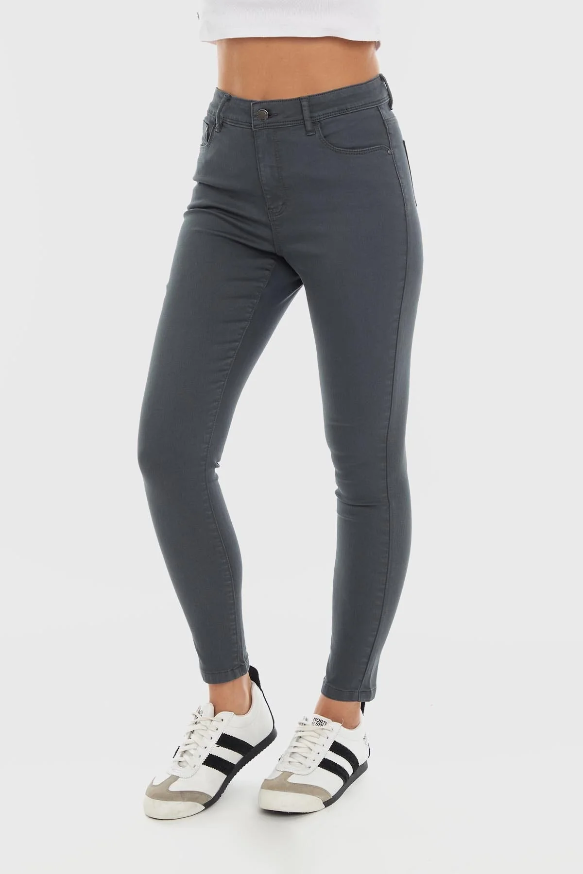 Jeans Mujer Emilia Gris - Image 2