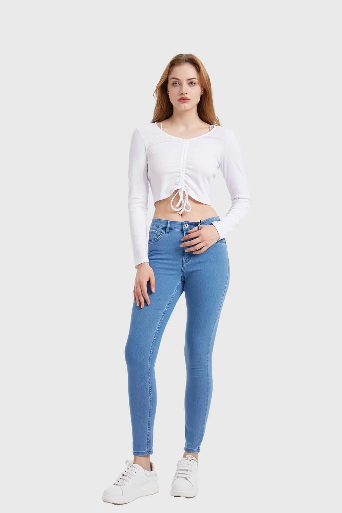 Jeans Mujer Emilia Skinny Azul - Image 5