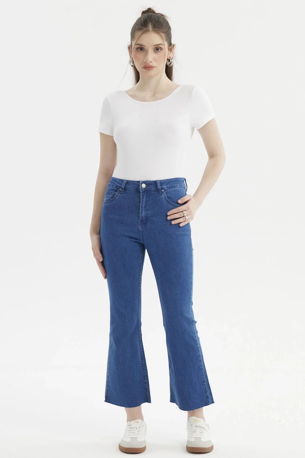 Jeans Mujer Flare Azul - Image 4