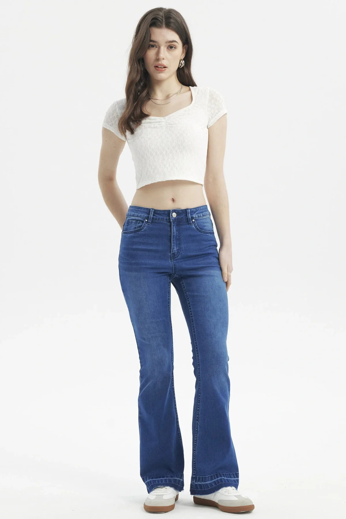 Jeans Mujer Flare Basta Azul - Image 4