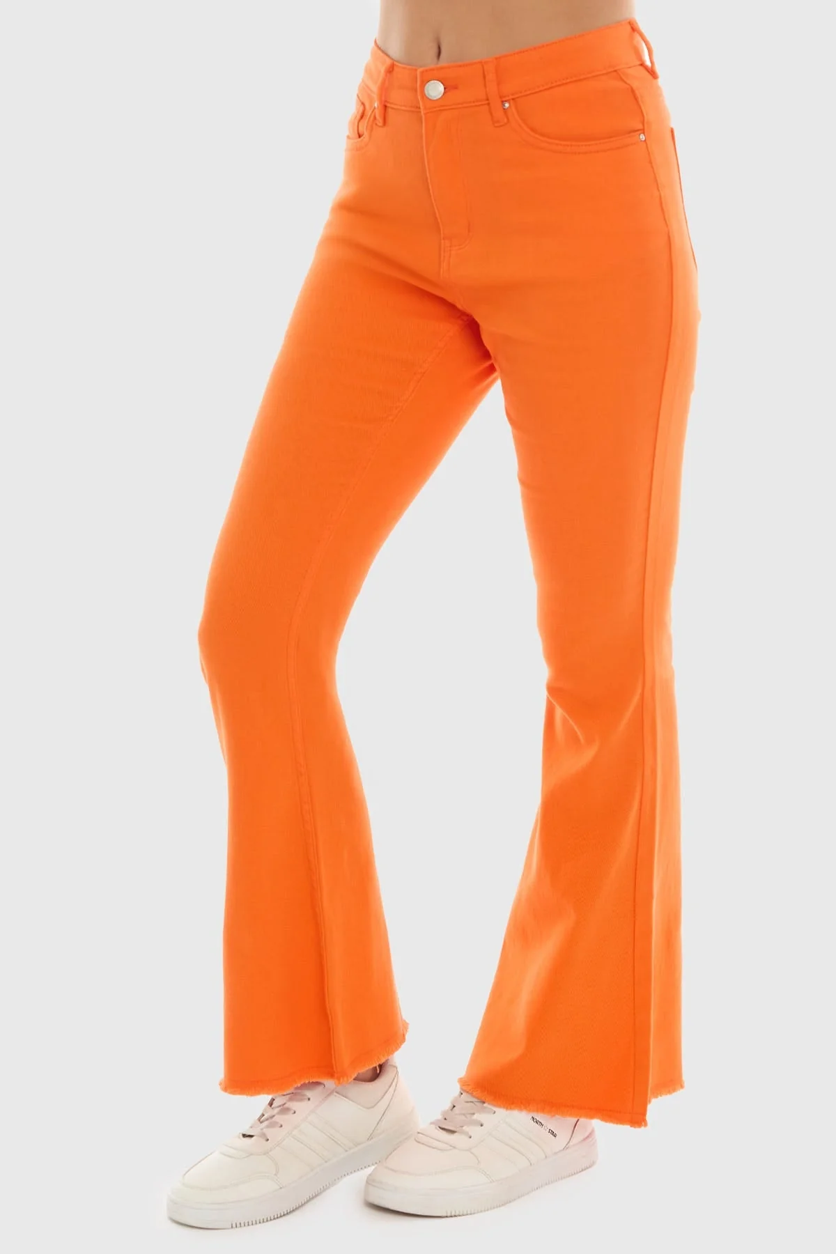 Jeans Mujer Flare Monse Naranjo - Image 2
