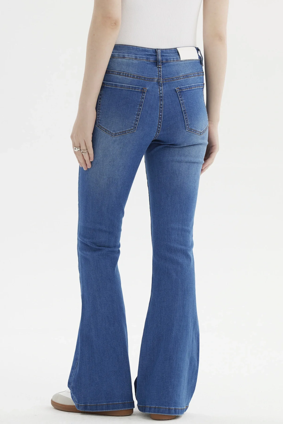Jeans Mujer Flare Vale Azul - Image 3