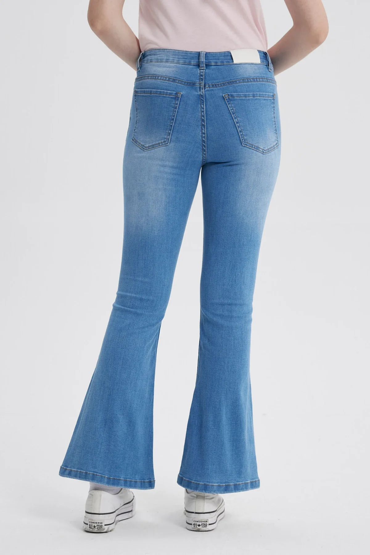 Jeans Mujer Flare Vale Azul Claro - Image 3