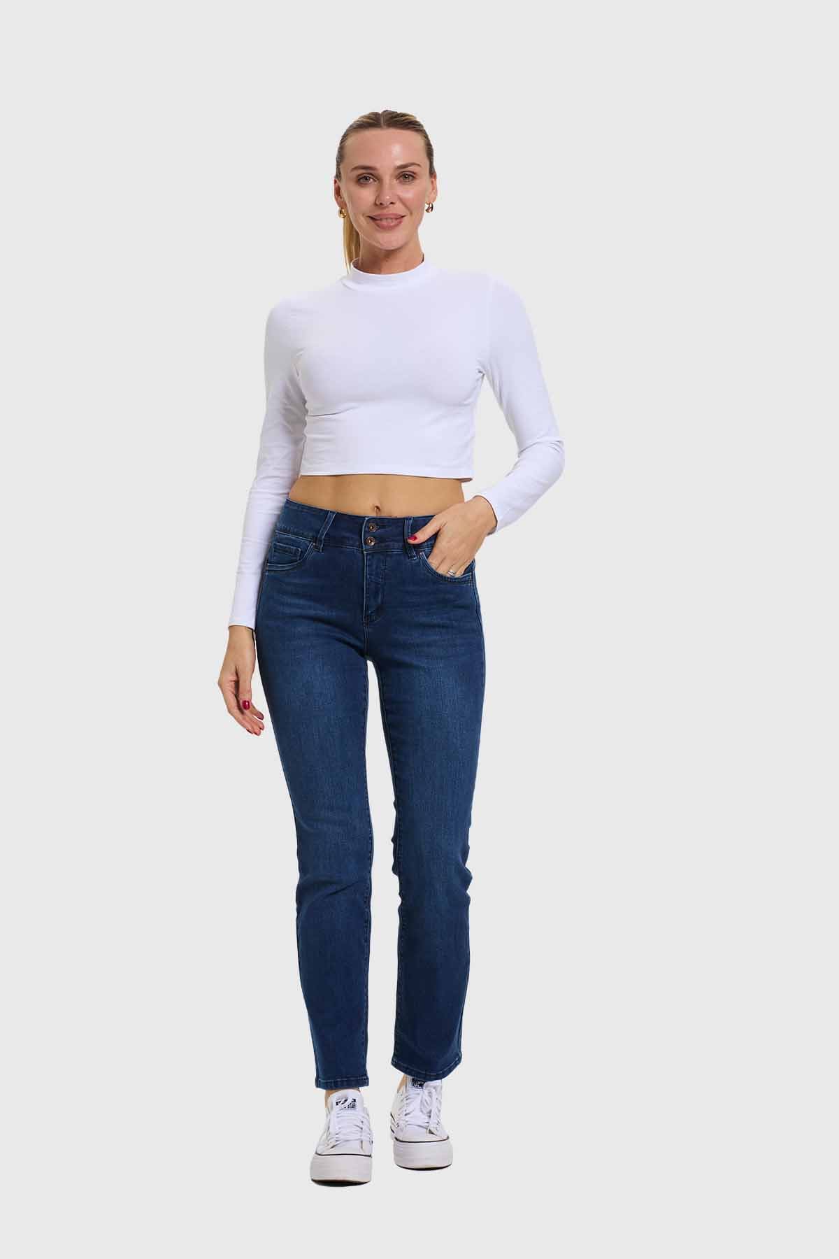 Jeans Mujer Flo Recto Azul - Image 4