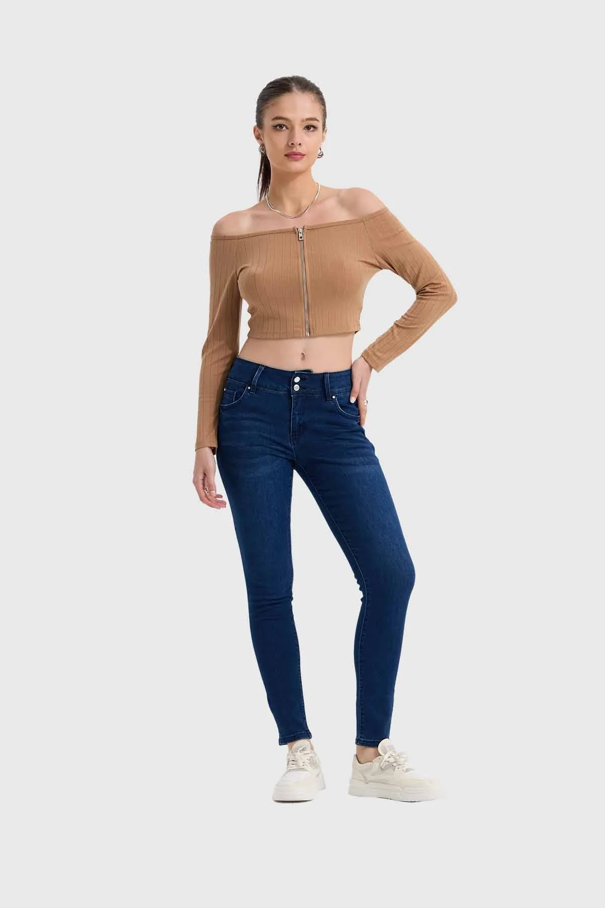 Jeans Mujer Kim Skinny Azul - Image 4