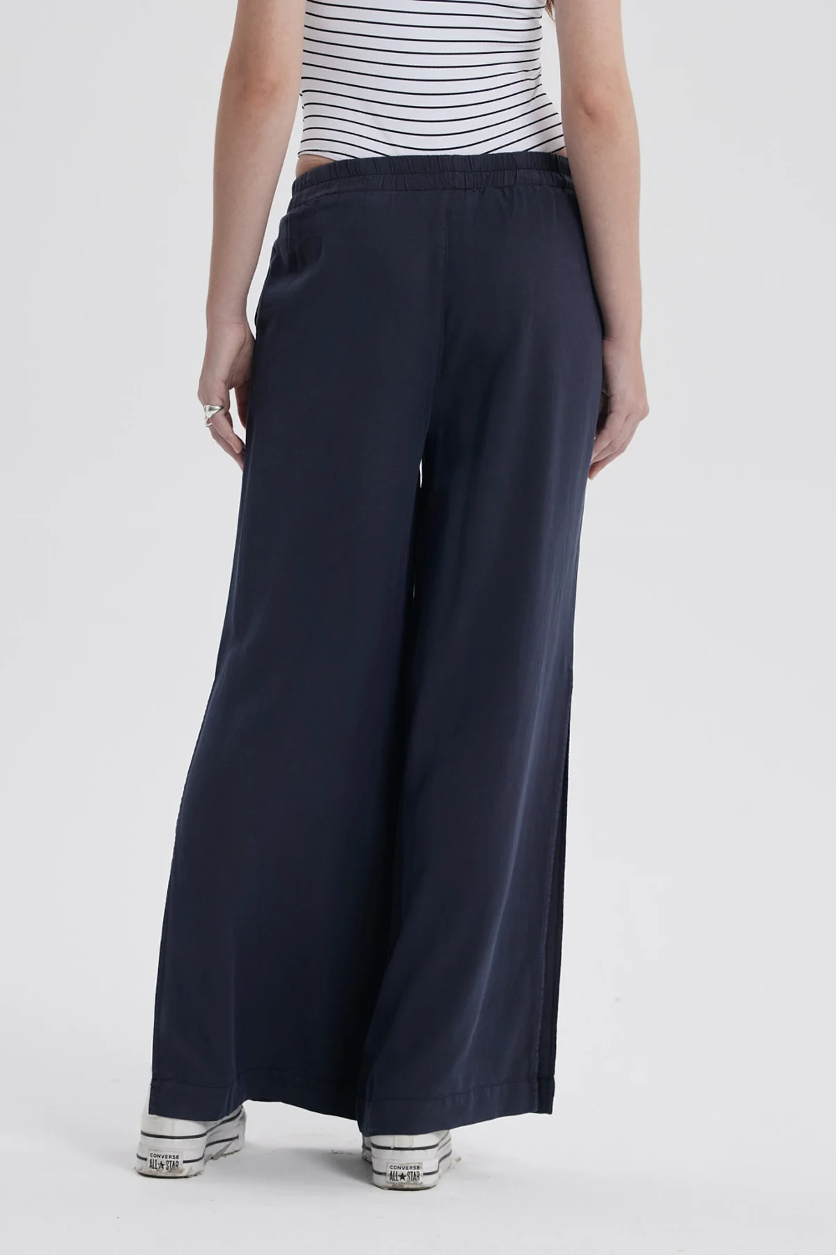 Jeans Mujer Palazzo Azul Oscuro - Image 3