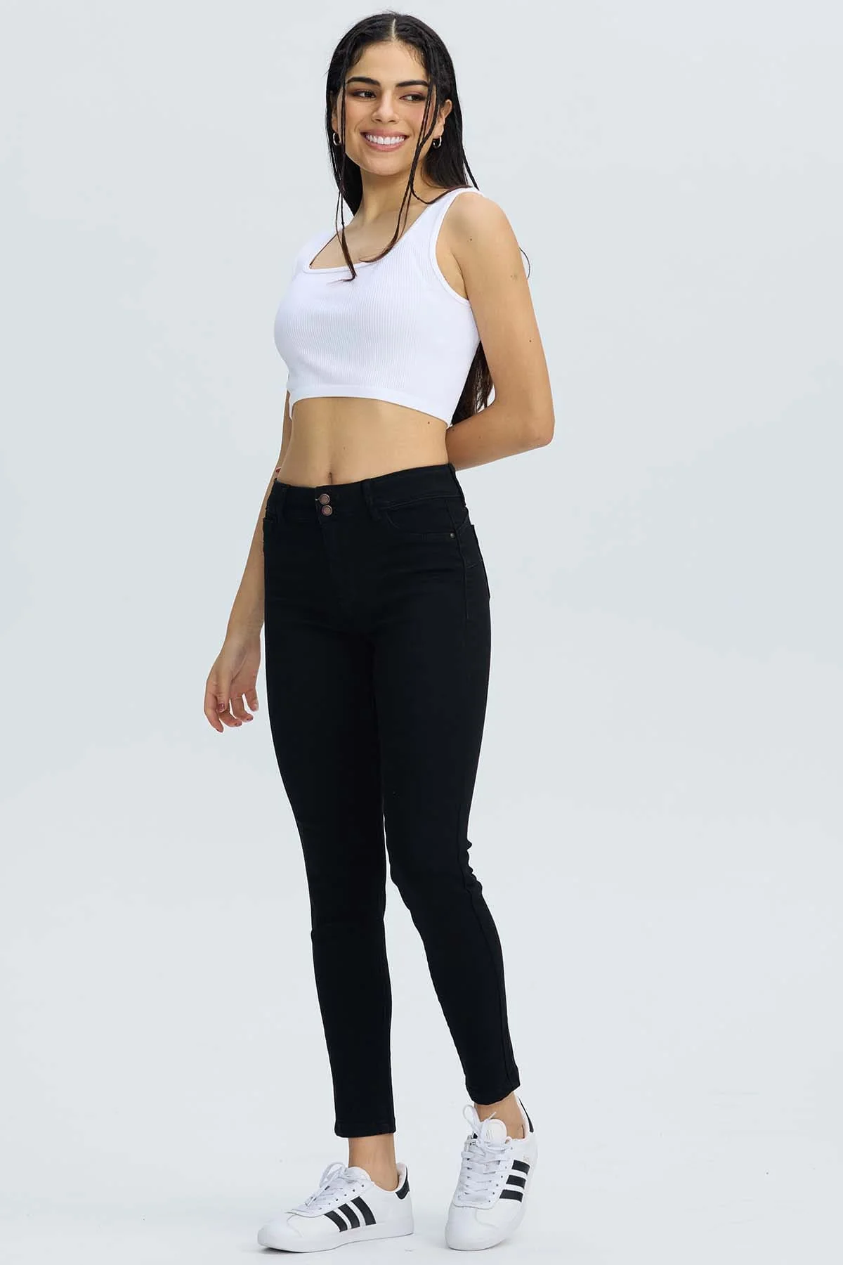 Jeans Mujer Push Jeny Negro - Image 4