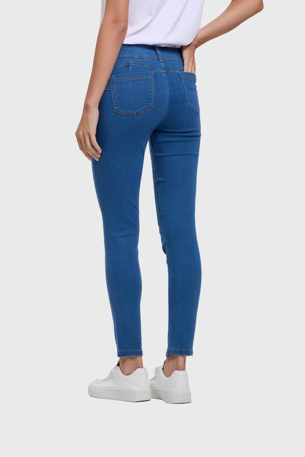 Jeans Mujer Skinny Jeny Azul - Image 2