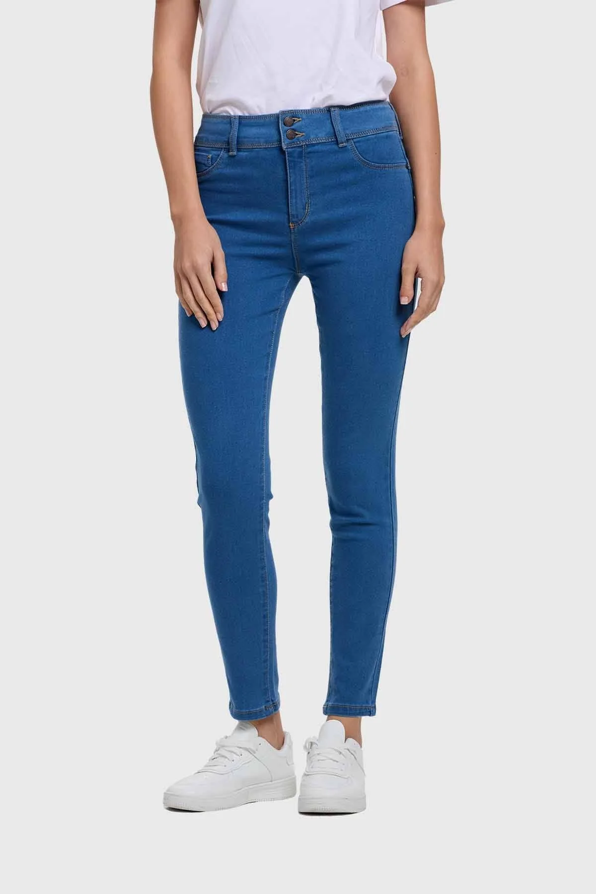 Jeans Mujer Skinny Jeny Azul - Image 5