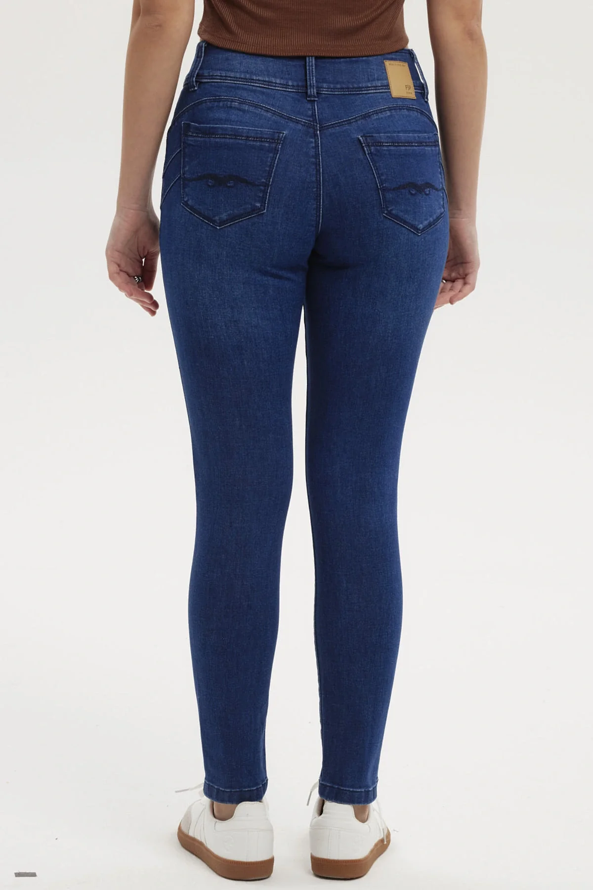 Jeans Mujer Skinny Kim Azul Oscuro - Image 3
