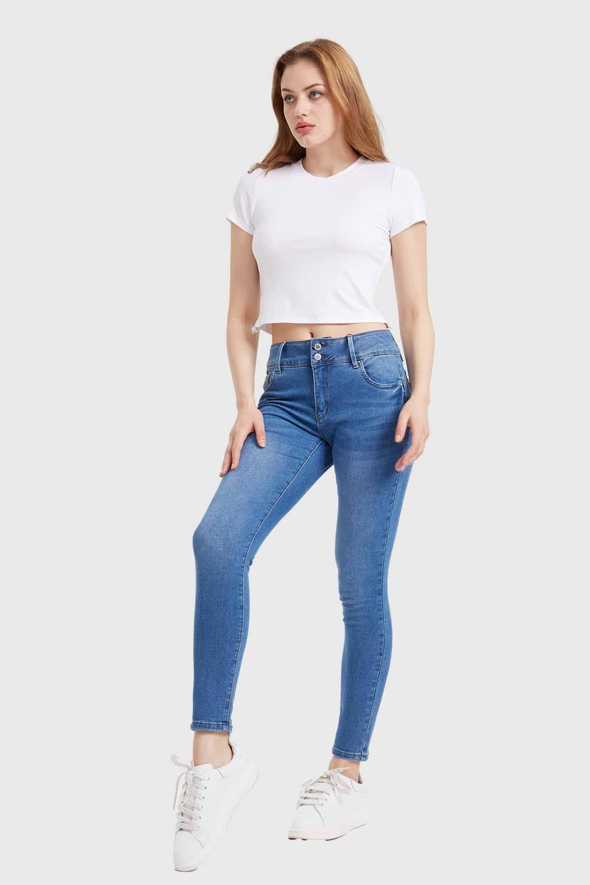 Jeans Mujer Skinny Kim Lavado Azul - Image 4