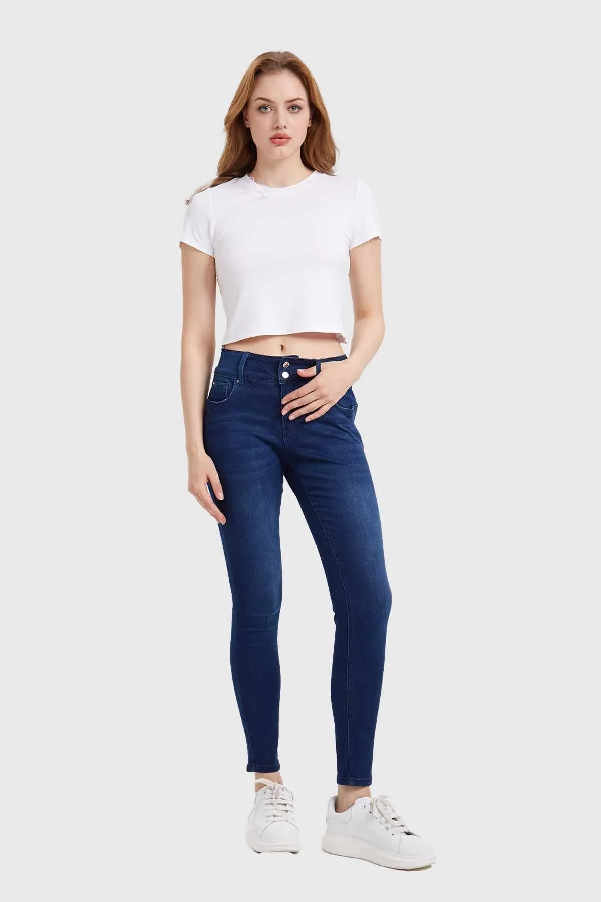 Jeans Mujer Skinny Kim Lavado Azul - Image 4