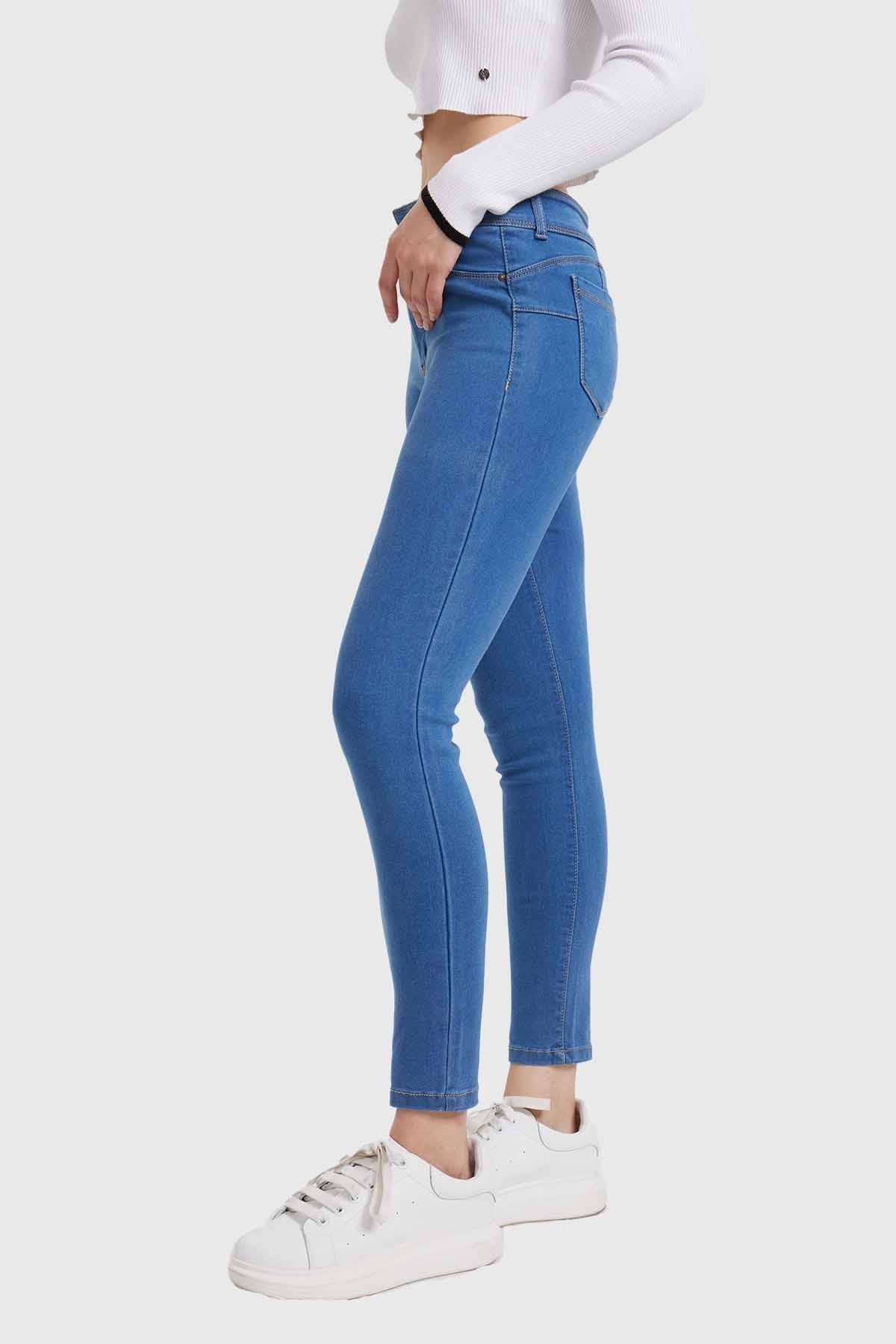 Jeans Mujer Skinny Push Up Jeny Azul - Image 2