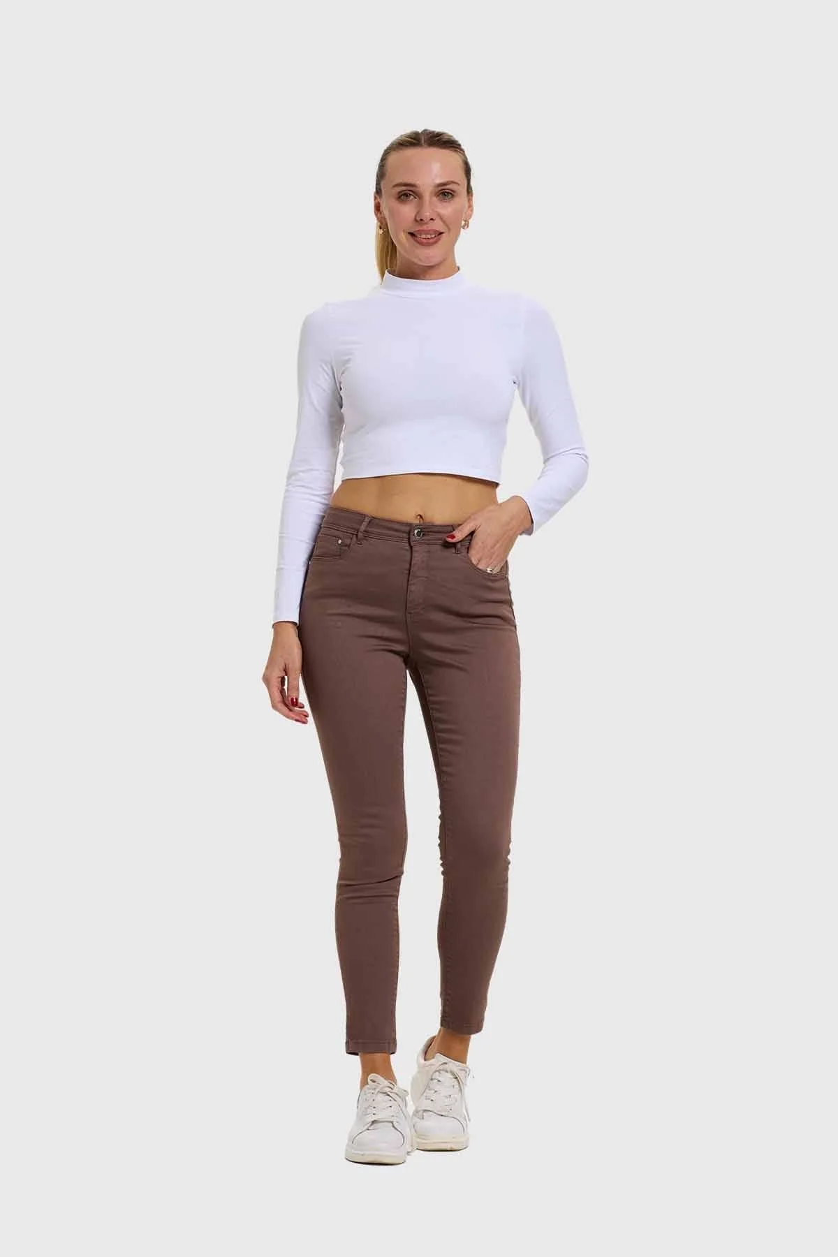 Jeans Mujer Skinny Chocolate - Image 4