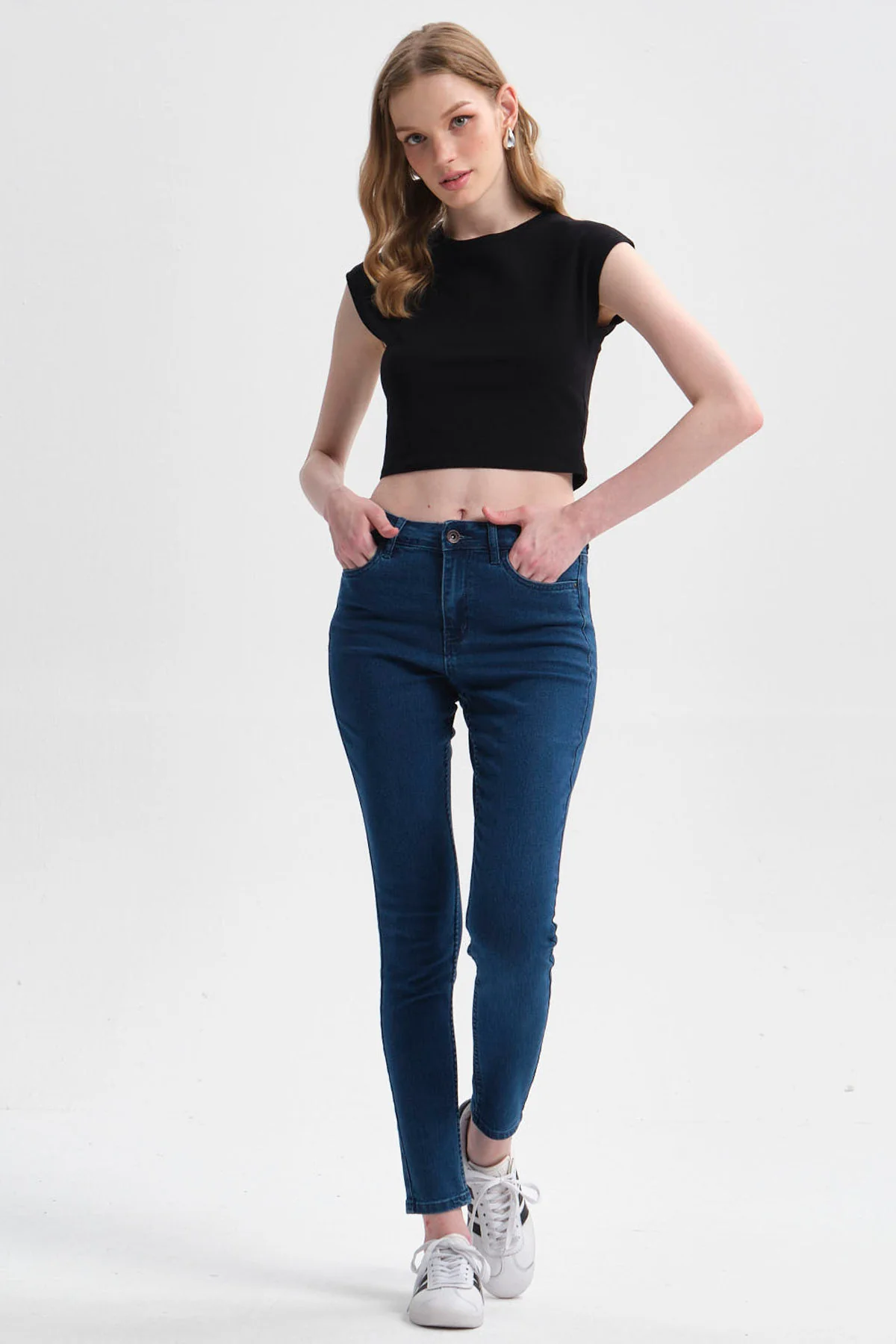 Jeans Mujer Super Skinny Emilia Azul - Image 4