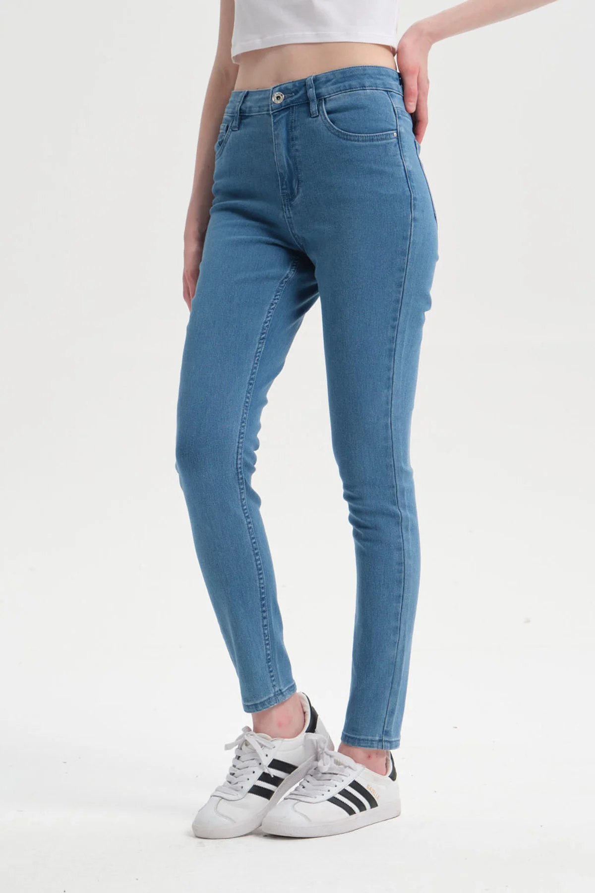 Jeans Mujer Super Skinny Emilia Azul Claro - Image 2