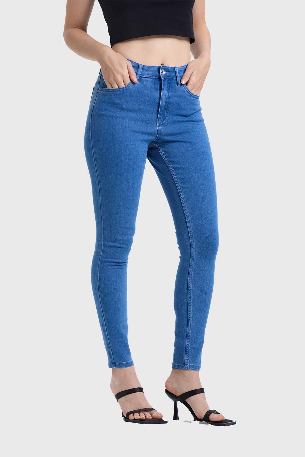 Jeans Mujer Skinny Emilia Azul Electrico I - Image 4