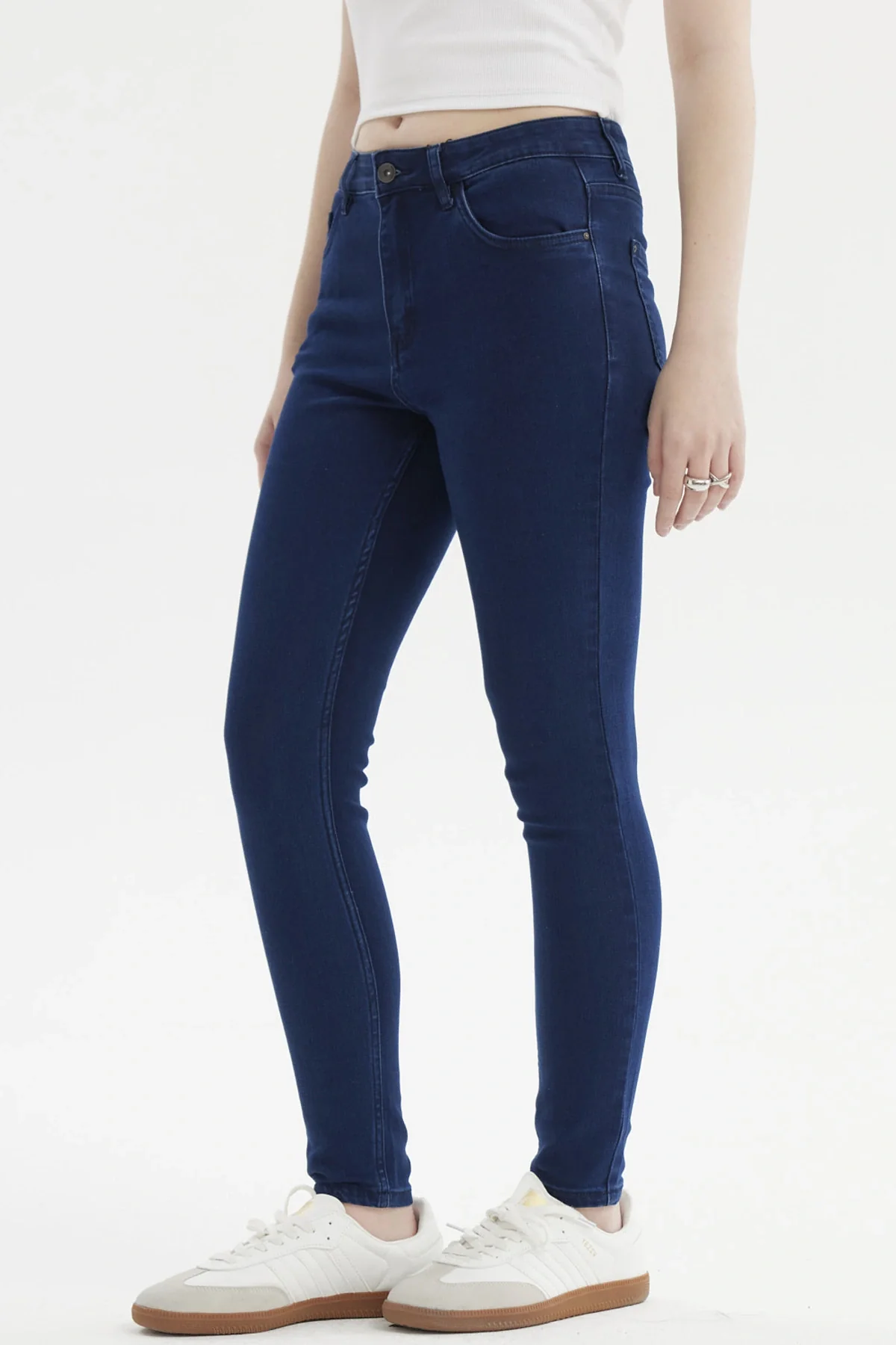 Jeans Mujer Super Skinny Emilia Azul Marino - Image 2