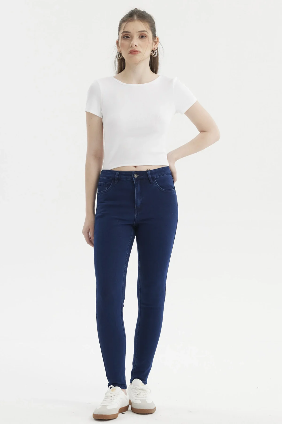 Jeans Mujer Super Skinny Emilia Azul Marino - Image 4