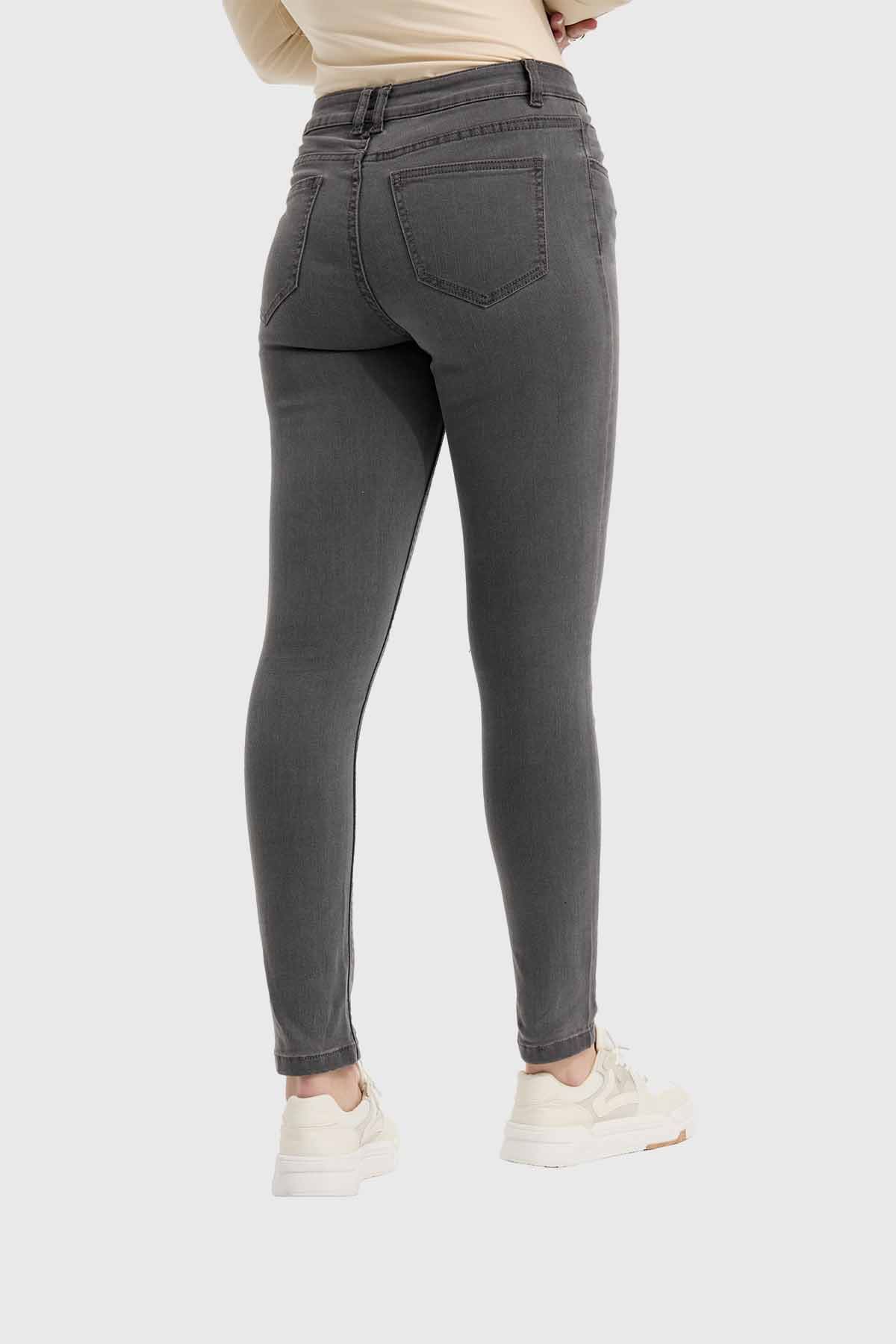 Jeans Mujer Skinny Emilia Gris - Image 3
