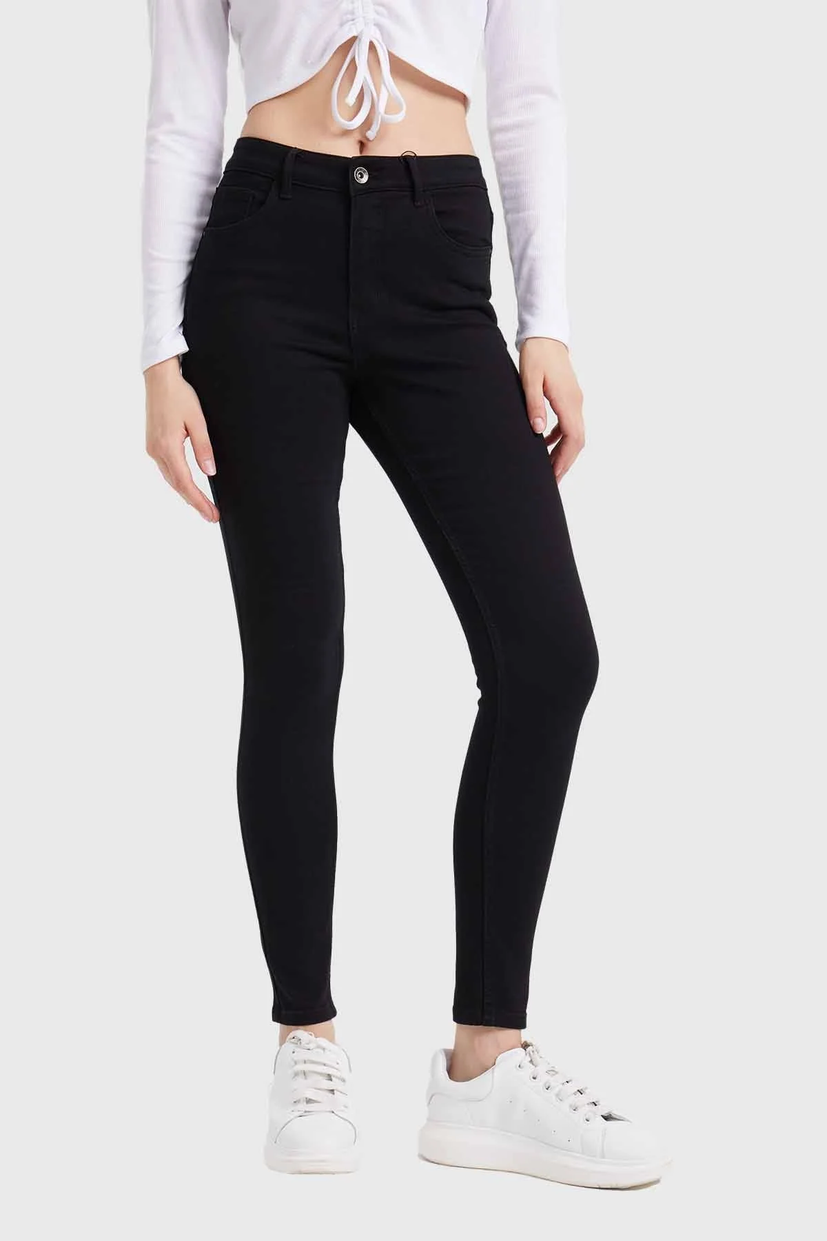 Jeans Mujer Skinny Emilia Negro - Image 2