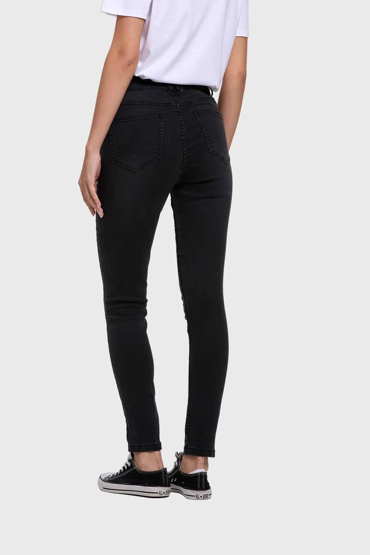 Jeans Mujer Estela Super Skinny  Negro - Image 3