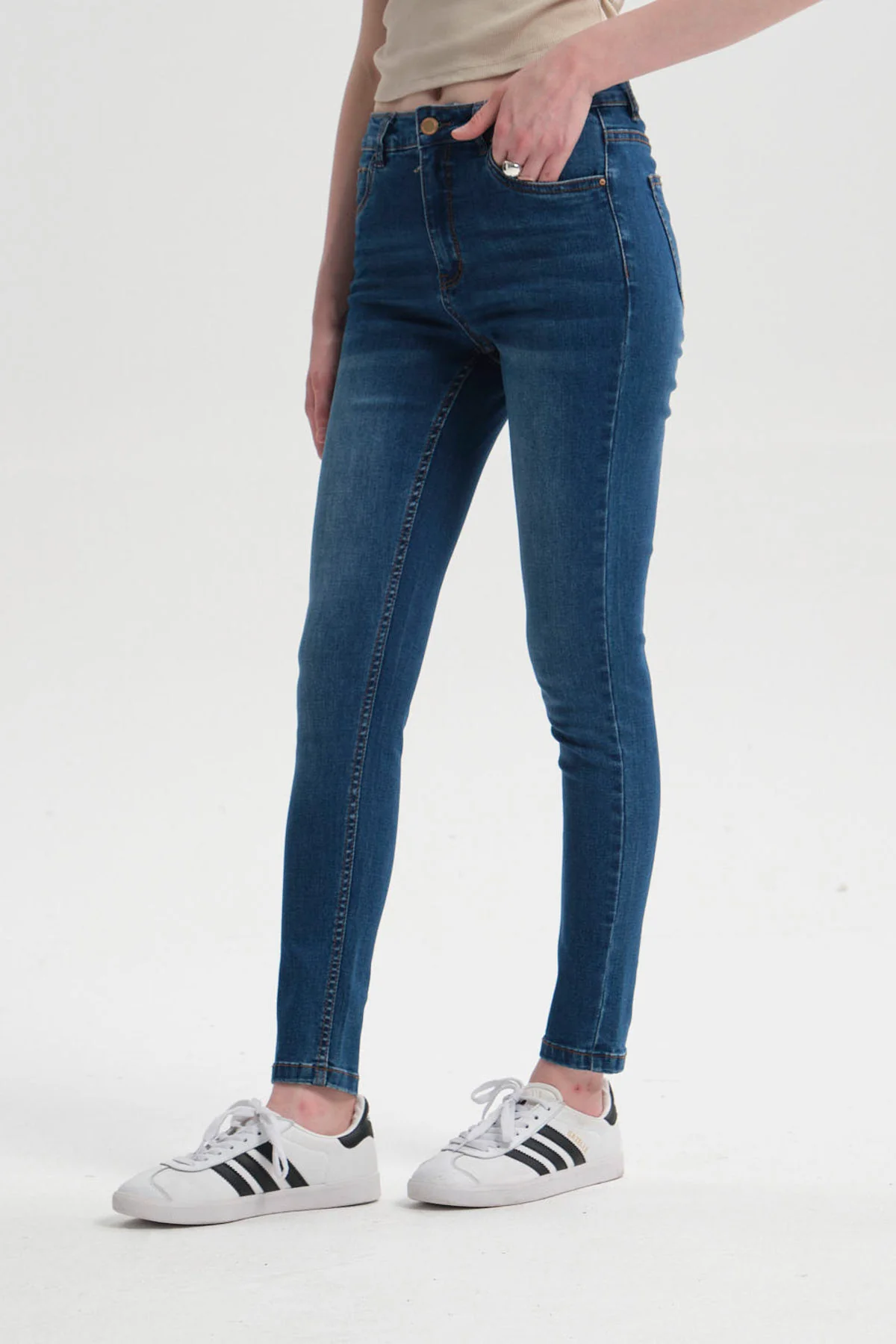 Jeans Mujer Super Skinny Estela Azul - Image 2