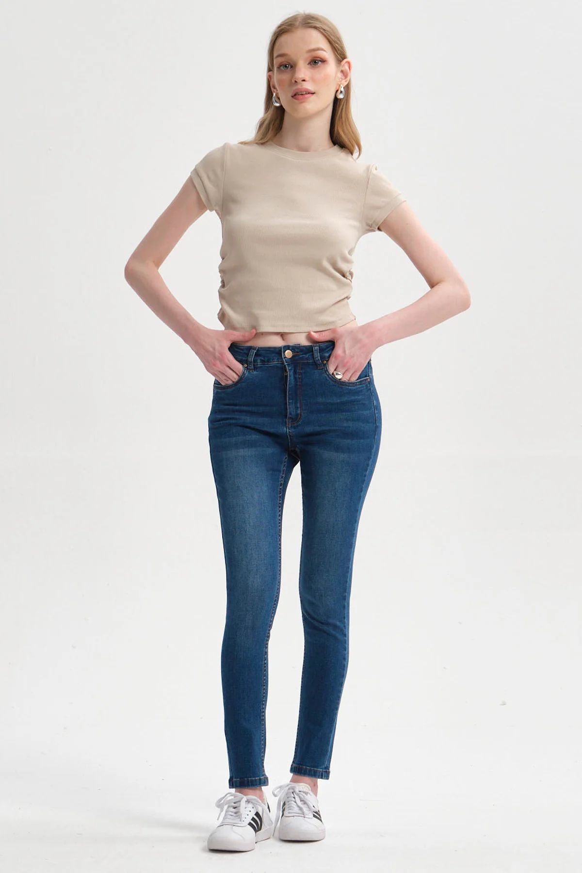 Jeans Mujer Super Skinny Estela Azul - Image 4