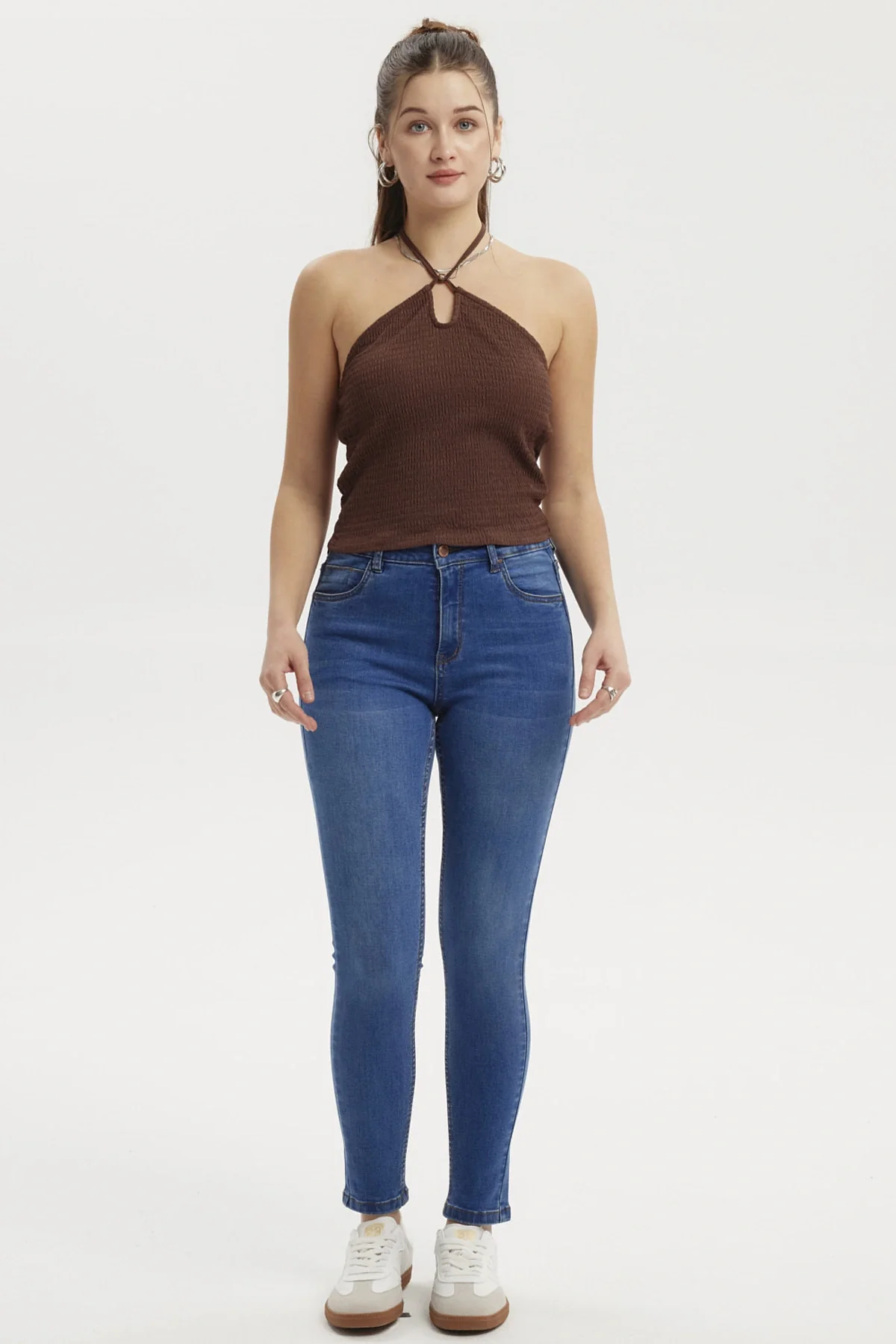 Jeans Mujer Super Skinny Estela Azul - Image 4