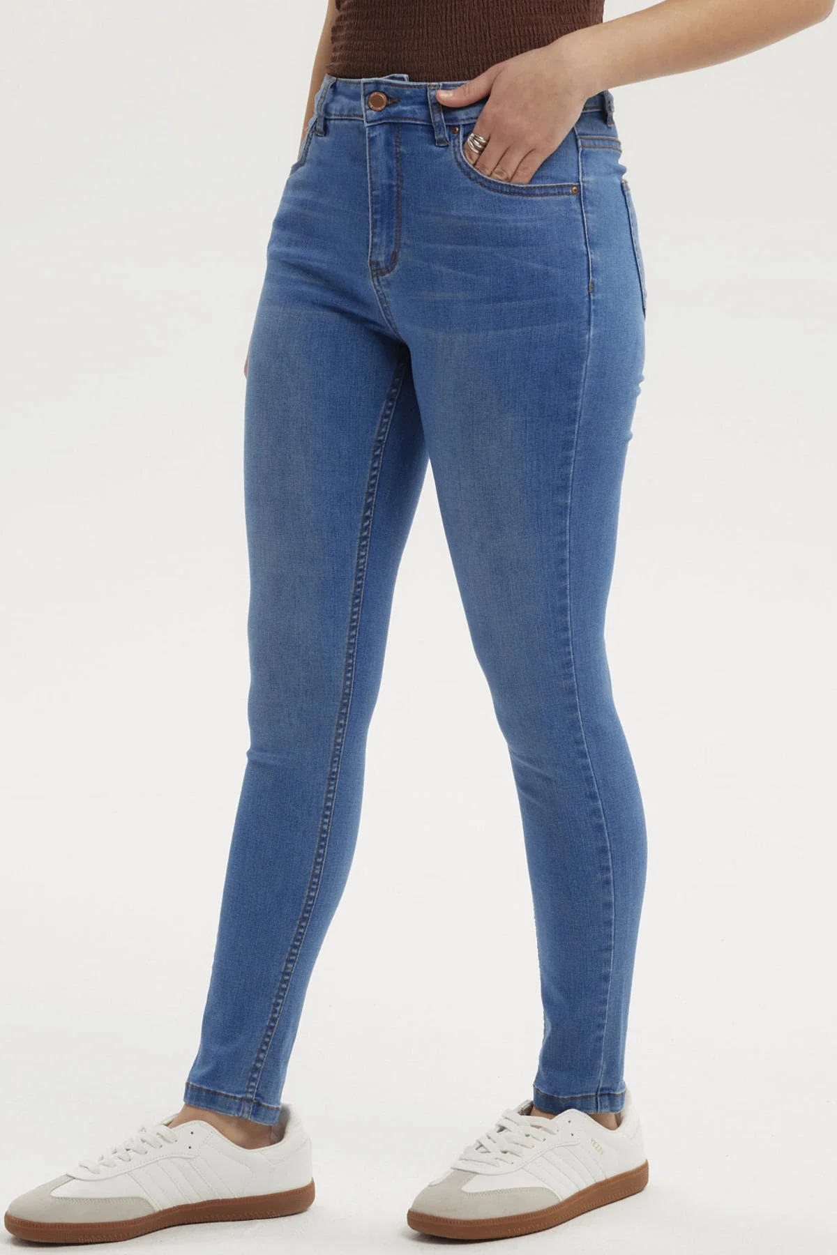 Jeans Mujer Super Skinny Estela Azul Claro - Image 2