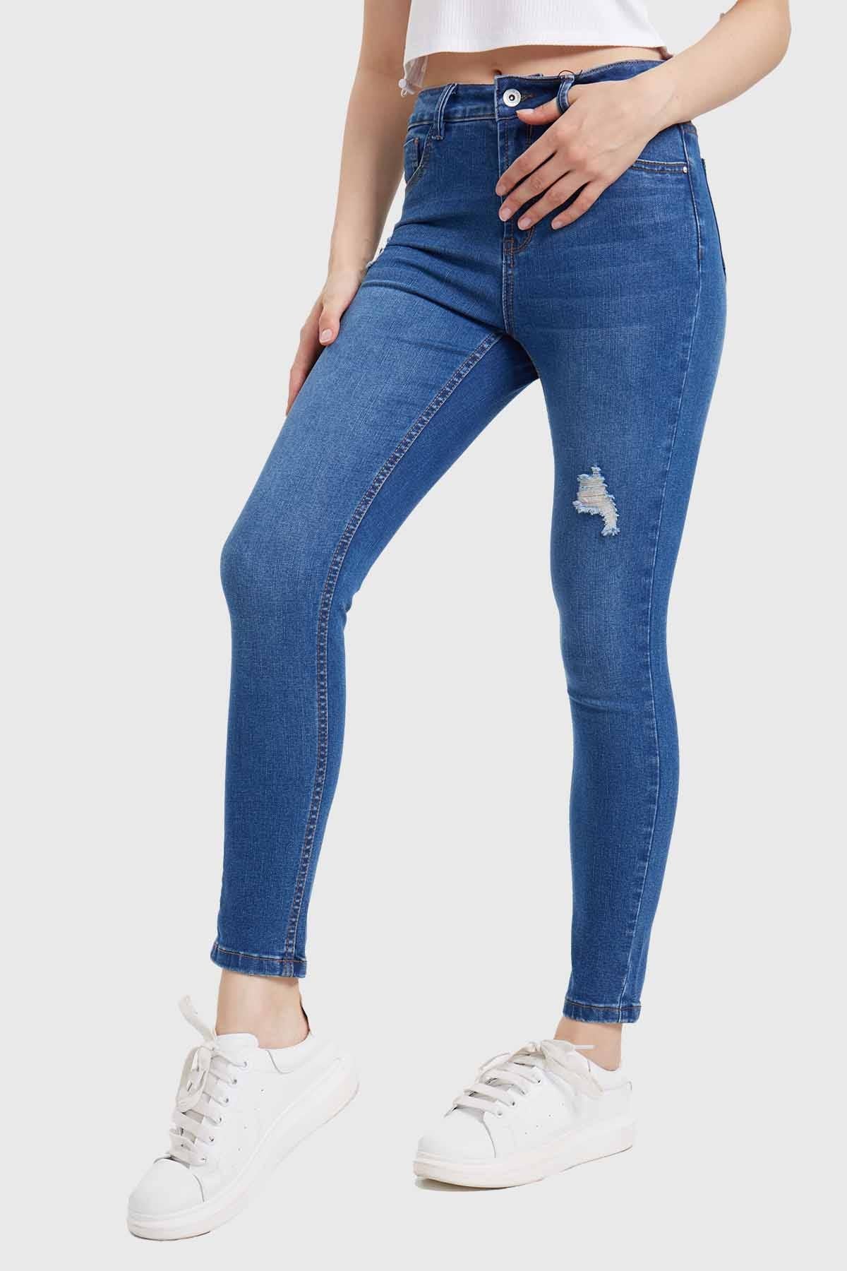 Jeans Mujer Skinny Lia Azul - Image 2