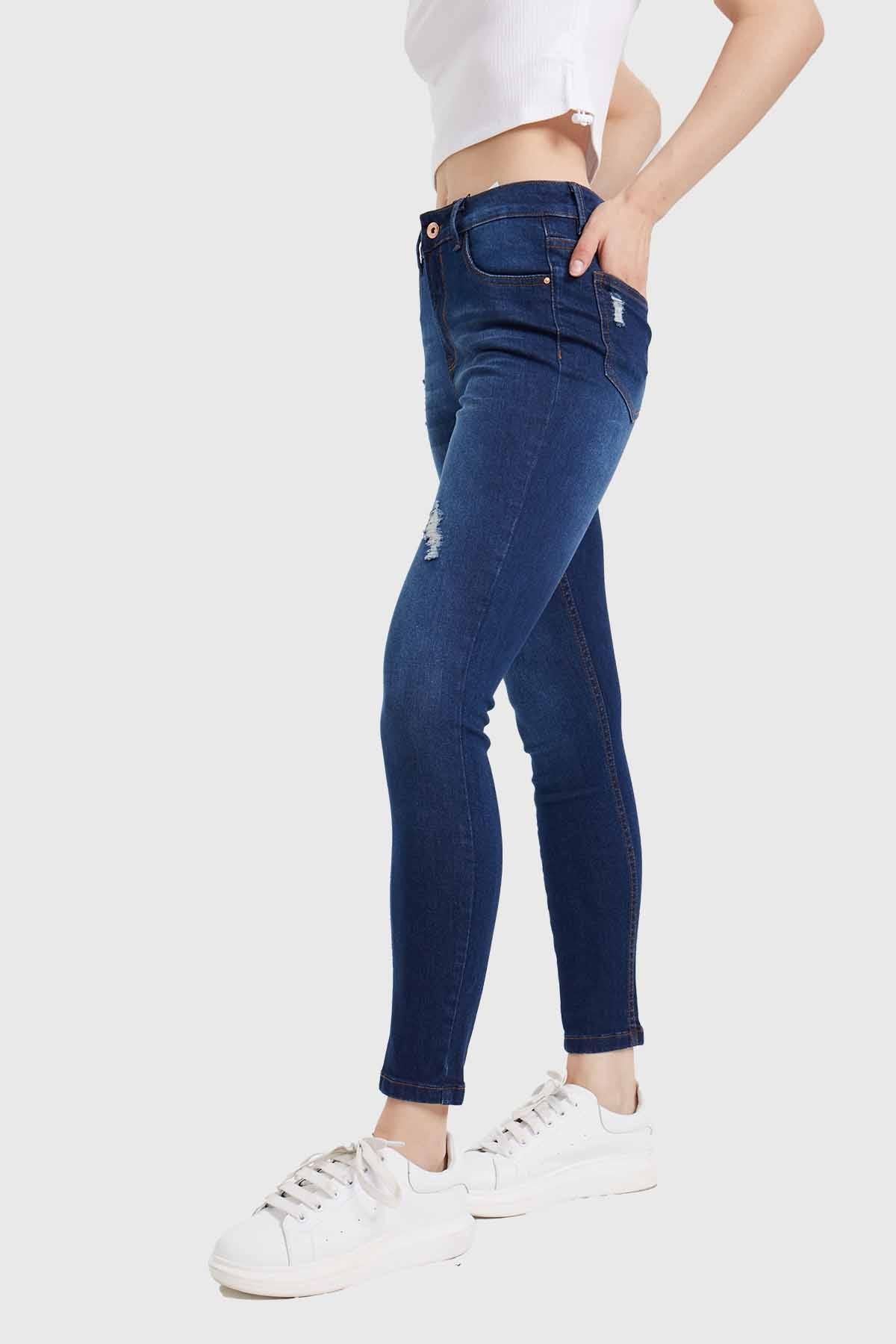Jeans Mujer Skinny Lia Azul - Image 2