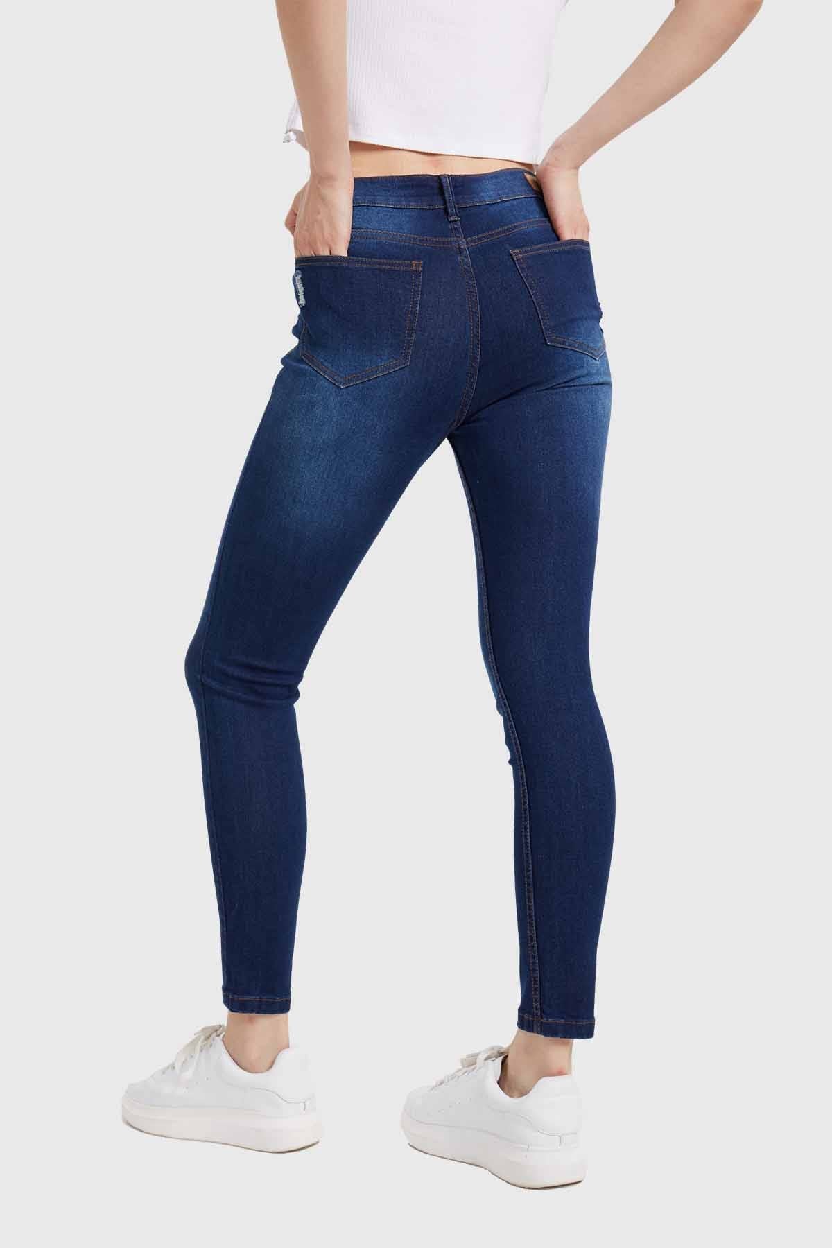 Jeans Mujer Skinny Lia Azul - Image 3