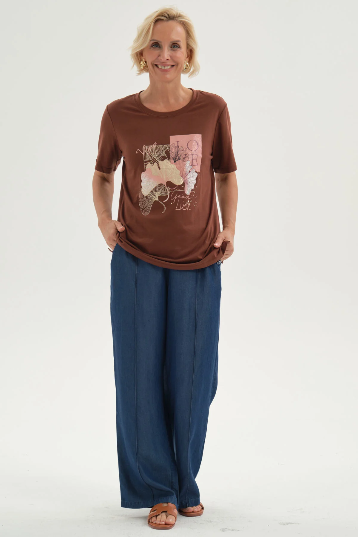 Jeans Mujer Tencel Pretina Elasticada Azul - Image 4