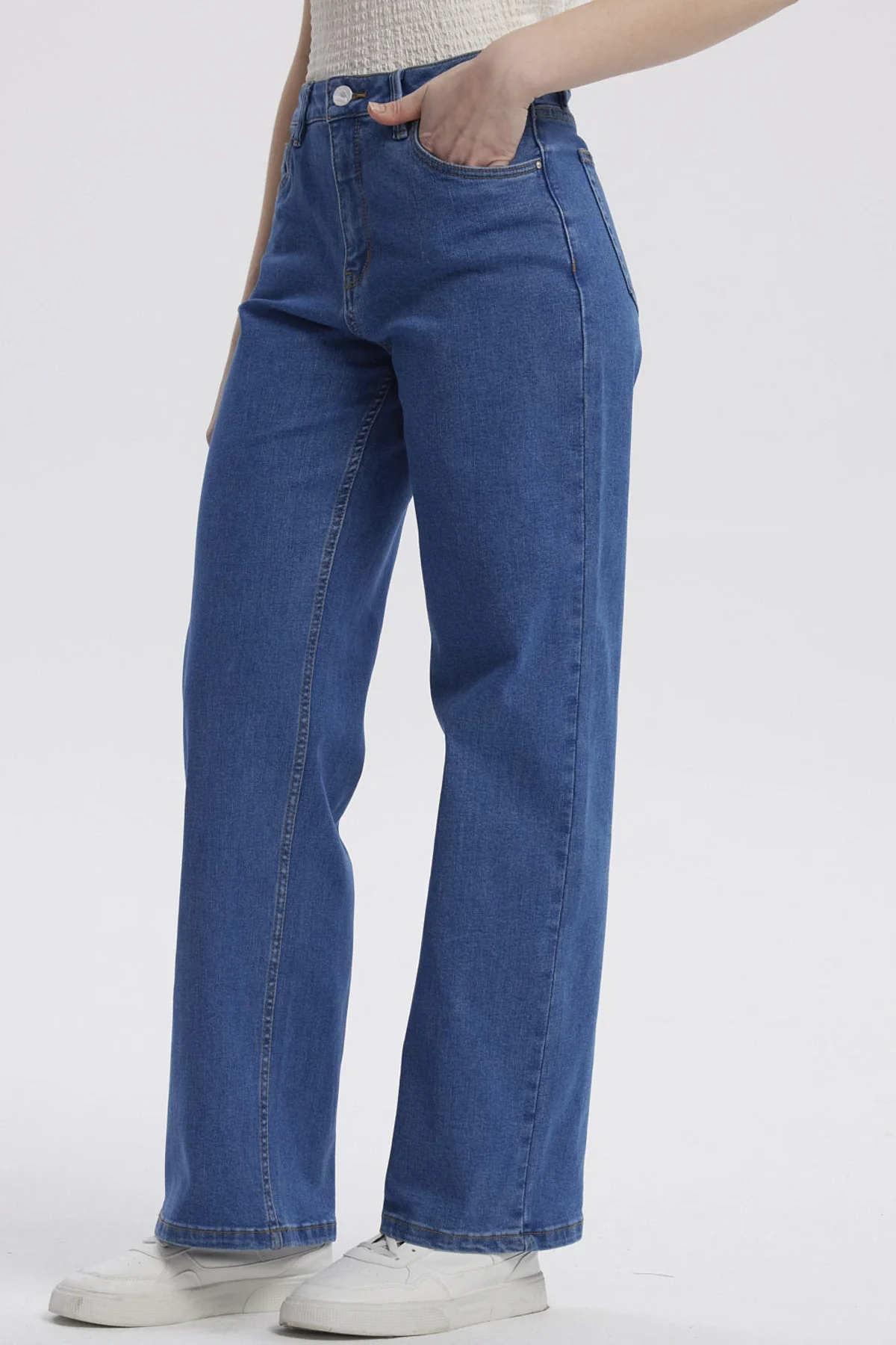 Jeans Mujer Recto Sofia Azul - Image 2