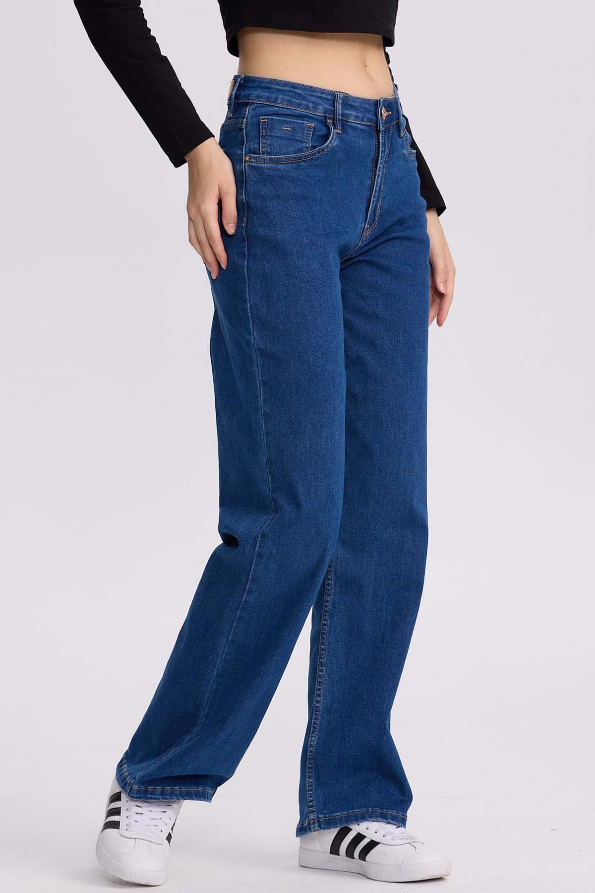 Jeans Mujer Recto Sofía Azul Oscuro - Image 2