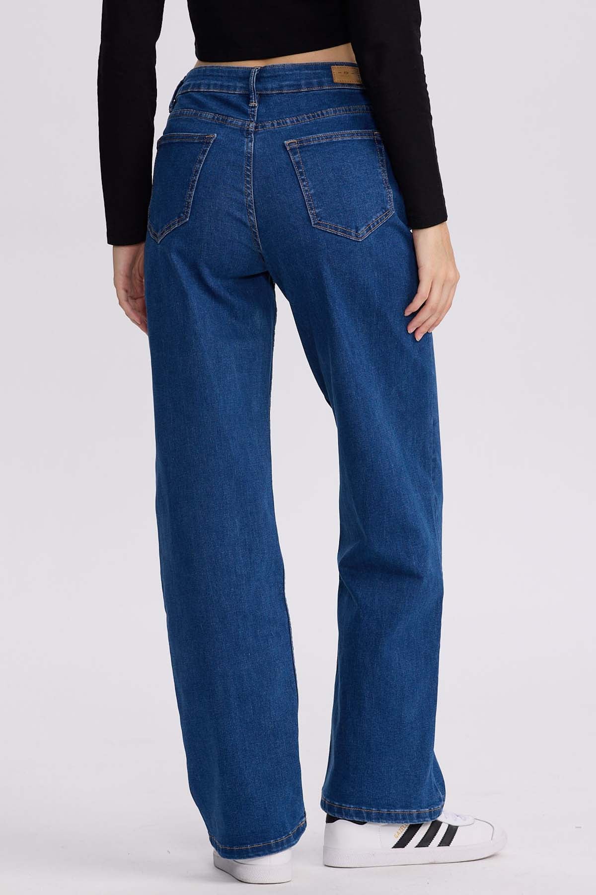 Jeans Mujer Recto Sofía Azul Oscuro - Image 3