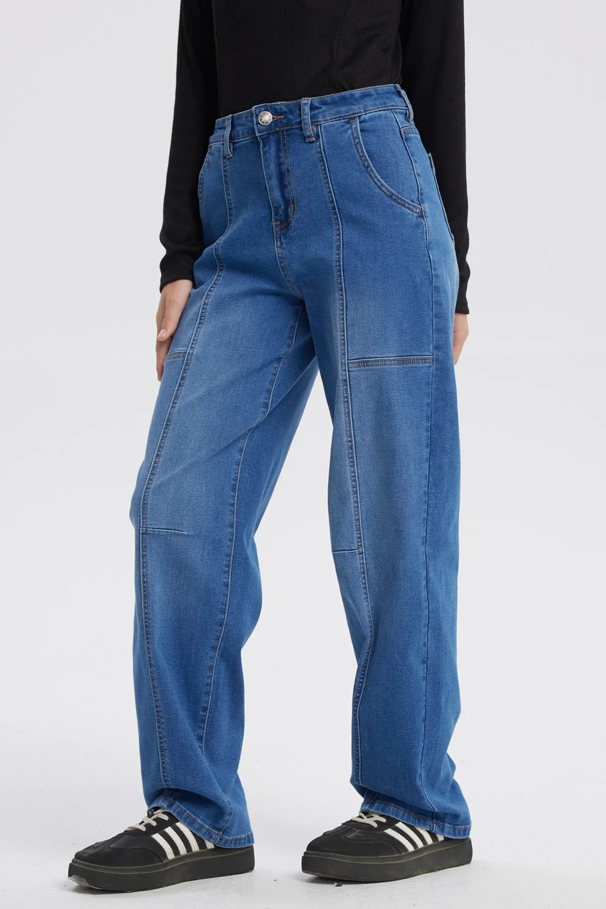 Jeans Niña Baggy Azul - Image 2