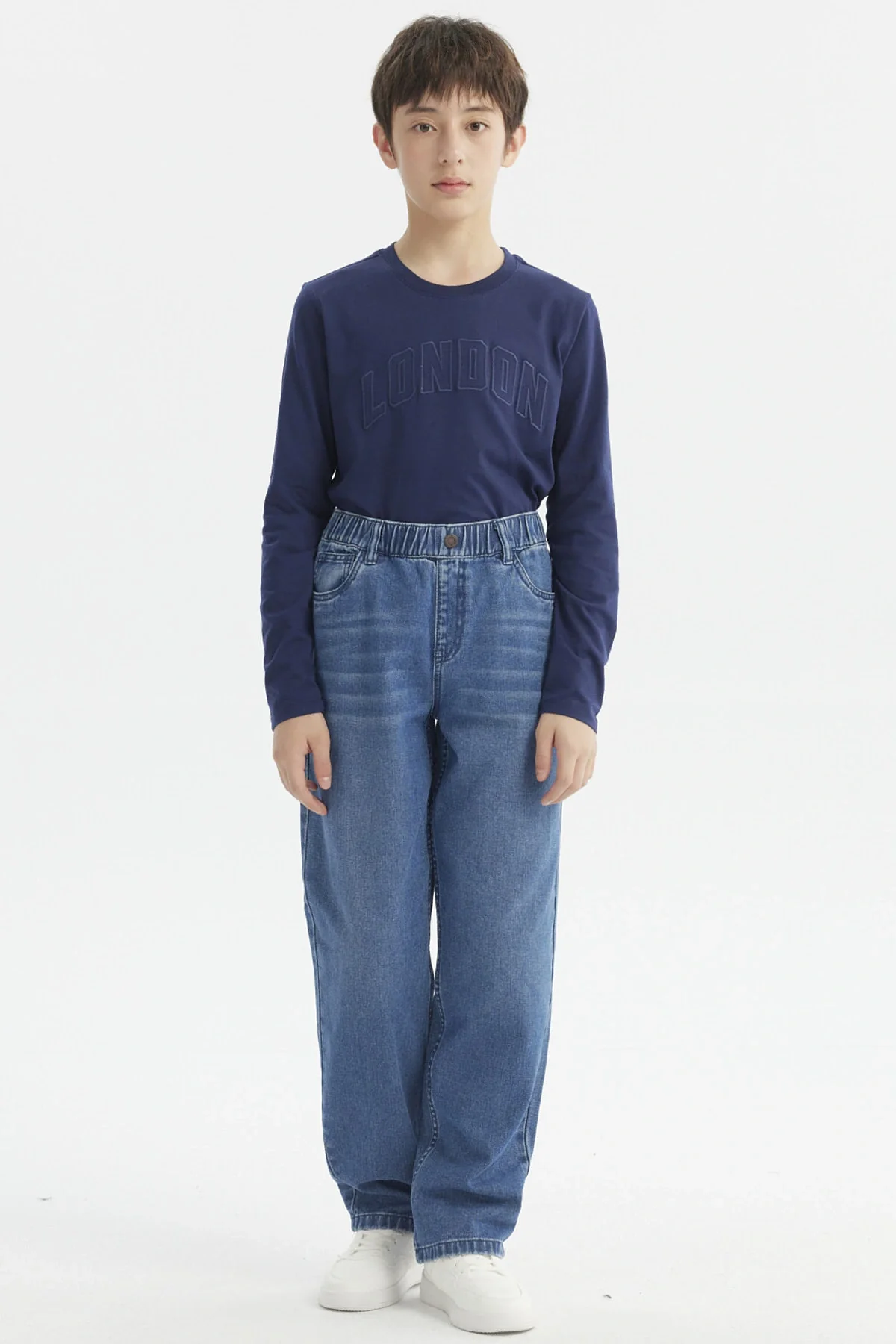 Jeans Niño Baggy Azul - Image 4