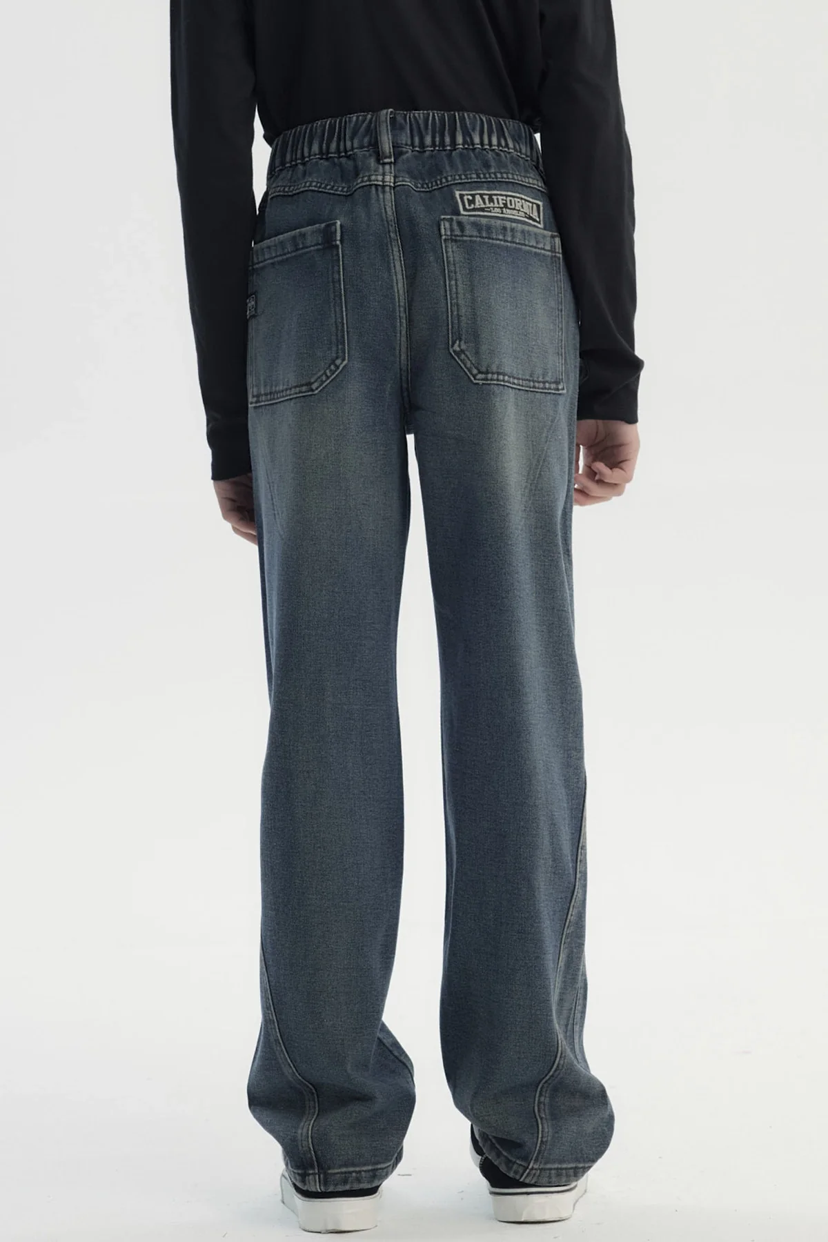 Jeans Niño Baggy Azul Oscuro - Image 3
